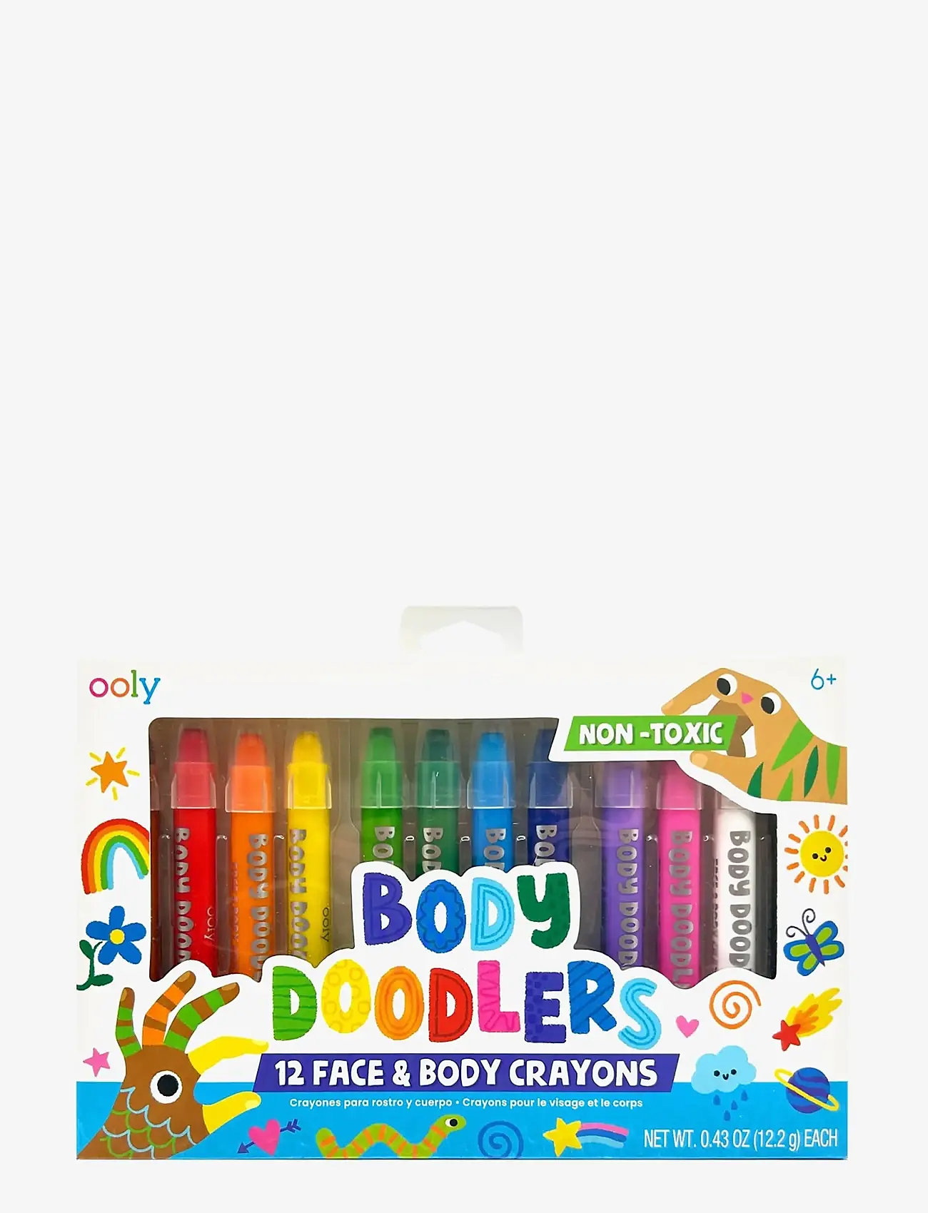 Ooly - Face Paint 12 pcs - Face and Body Doodlers - face paints - multi - 1