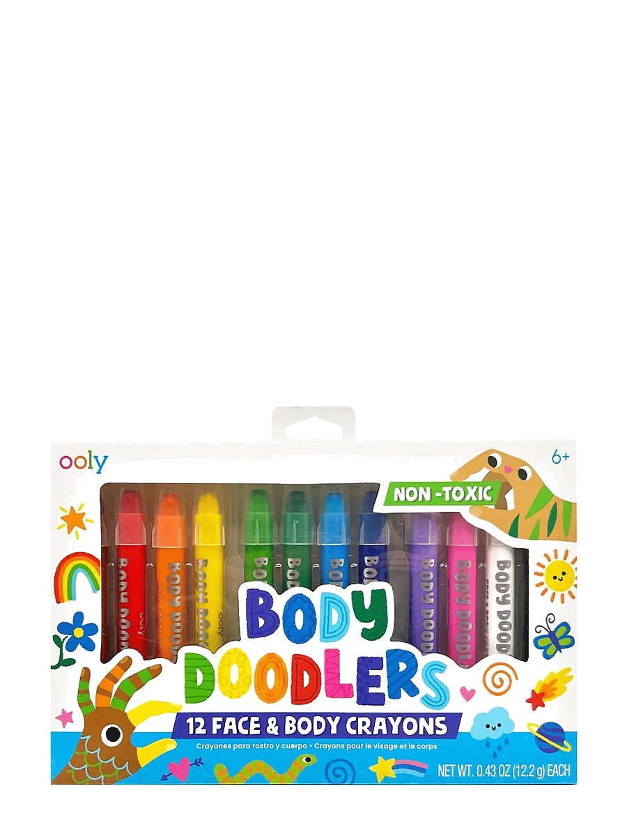 Ooly - Face Paint 12 pcs - Face and Body Doodlers - näovärvid - multi - 1