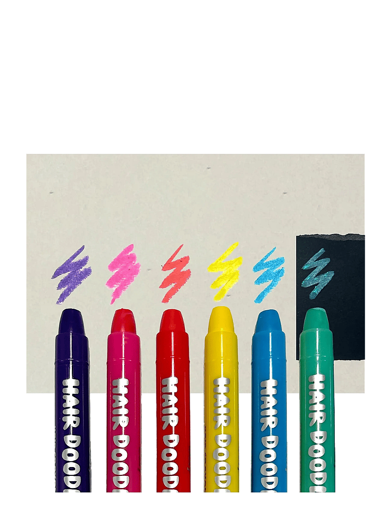 Ooly - Hair Paint 6 pcs - Hair Doodlers - näovärvid - multi - 3