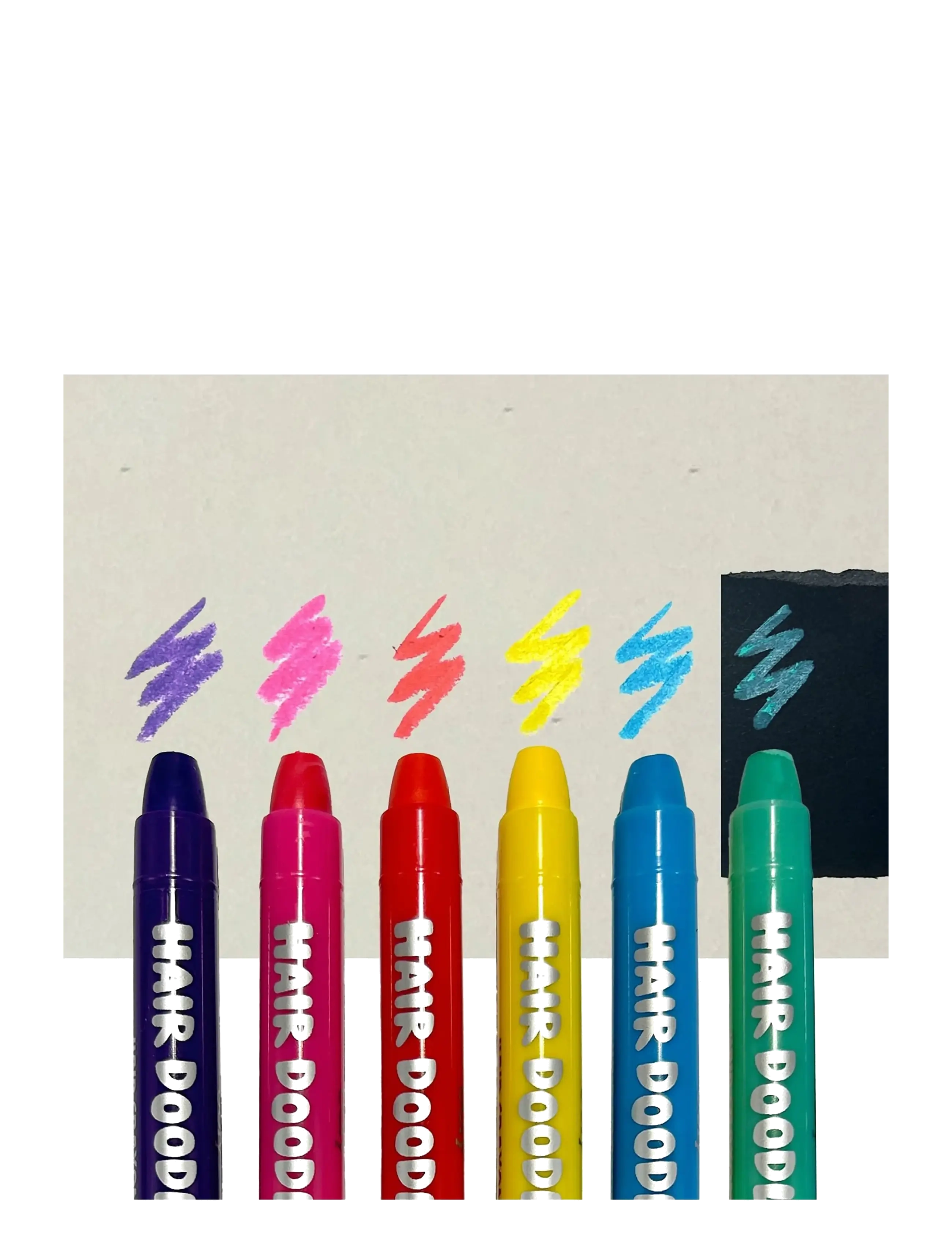 Ooly - Hair Paint 6 pcs - Hair Doodlers - andlitsmálning - multi - 3