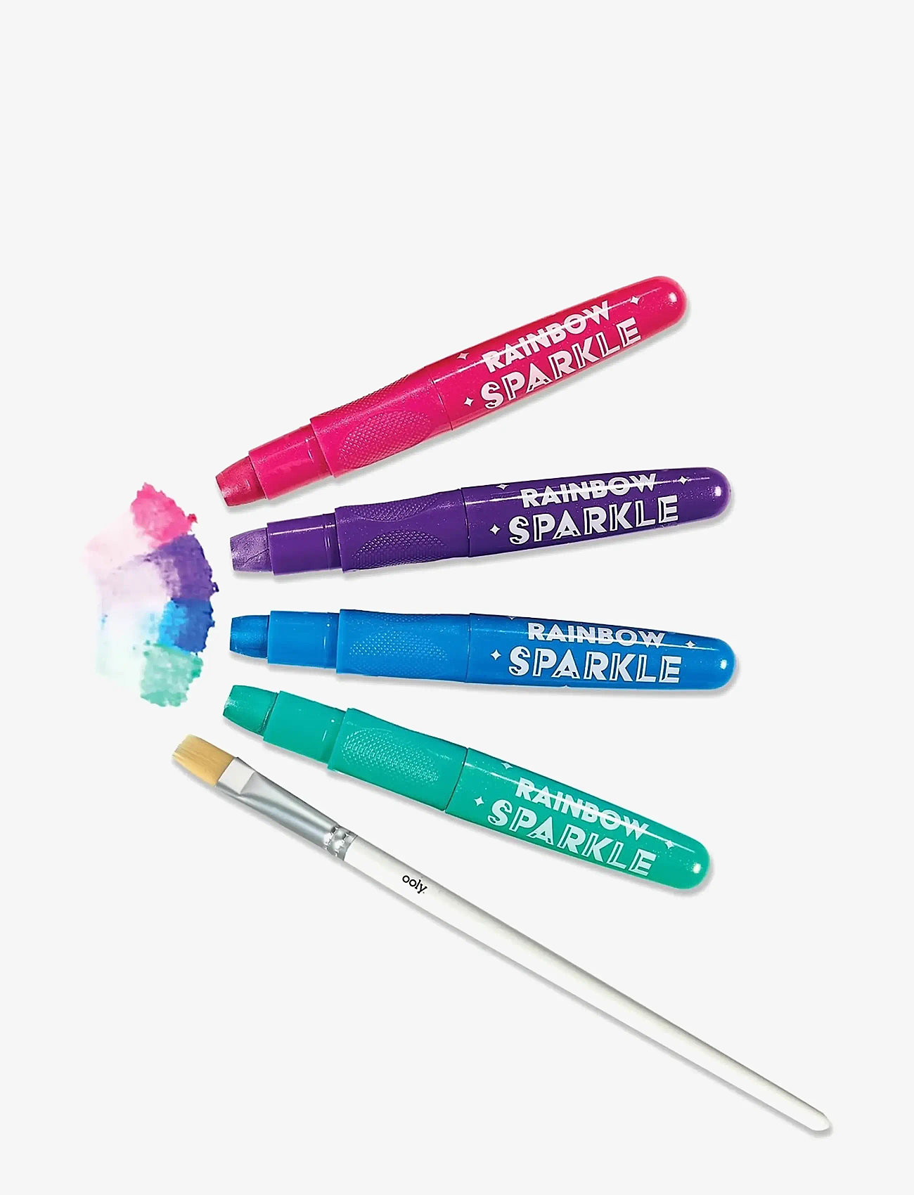 Ooly - Gel Crayons 12 pcs - Rainbow Sparkle Watercolour Metallic - skrivesæt - multi - 3