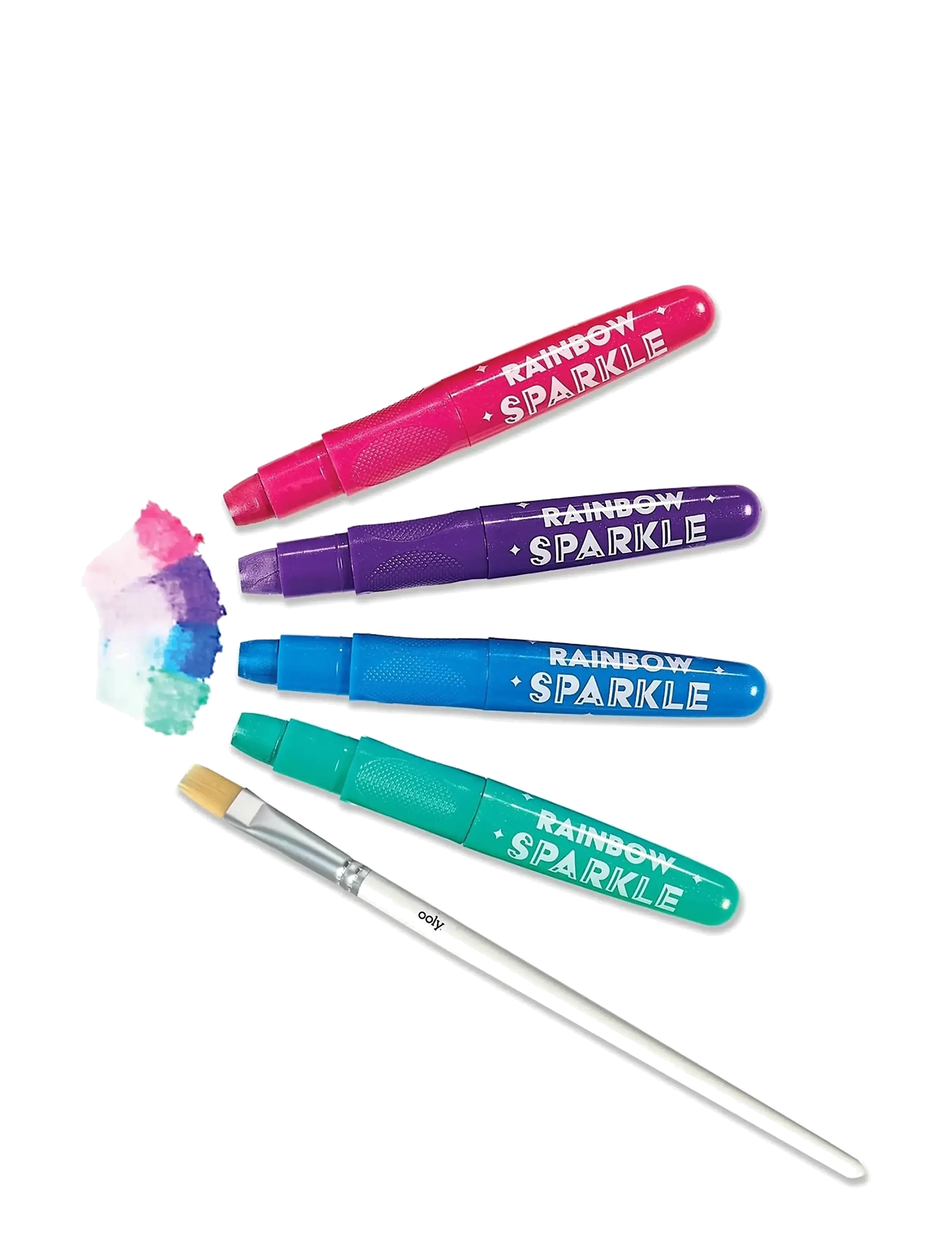 Ooly - Gel Crayons 12 pcs - Rainbow Sparkle Watercolour Metallic - skrivesæt - multi - 3