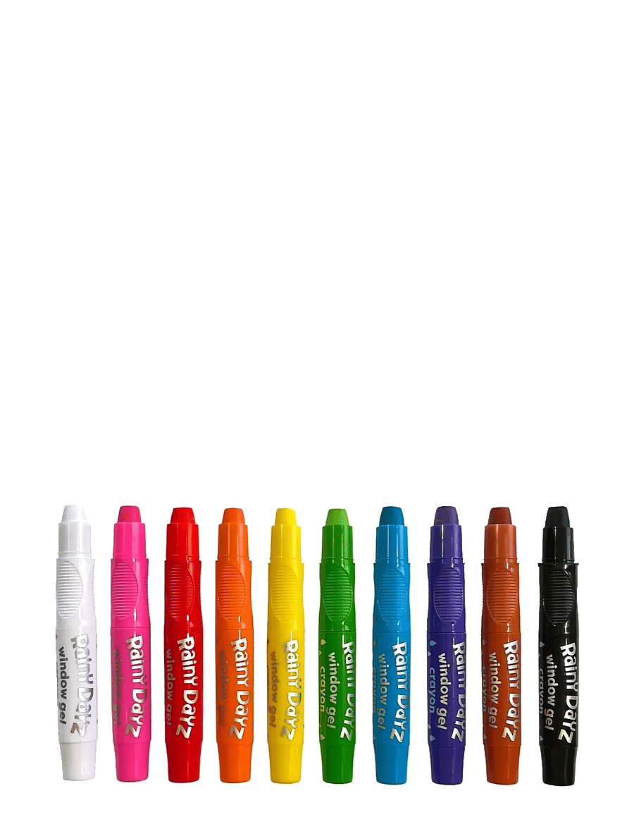 Ooly - Gel Crayons 10 pcs - Window Paint - Rainy Dayz - farben - multi - 2