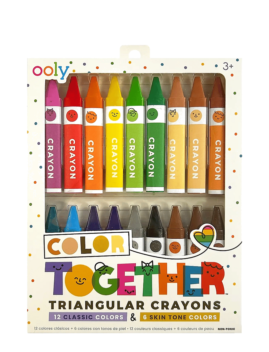 Ooly - Crayons 18 pcs - Colour Together Triangular - värvipliiatsid - multi - 1