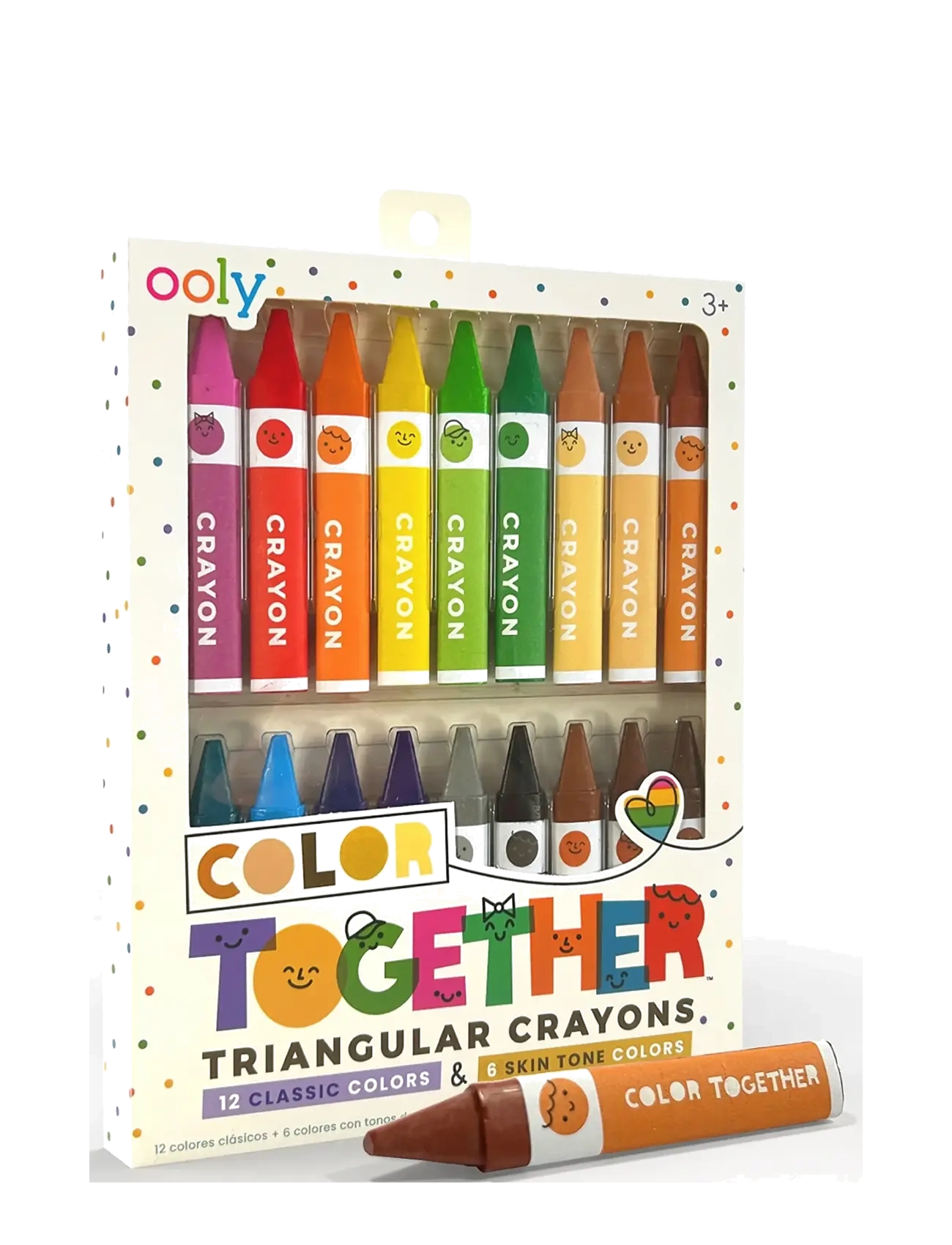 Ooly - Crayons 18 pcs - Colour Together Triangular - zīmuļi - multi - 2