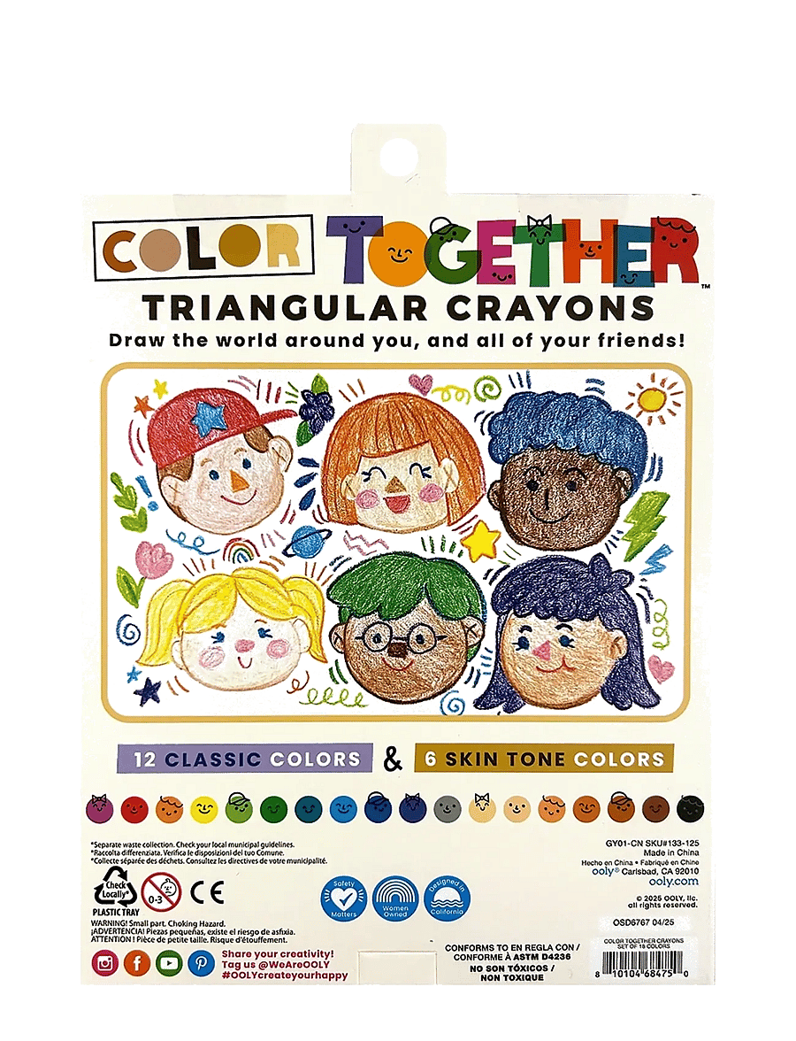 Ooly - Crayons 18 pcs - Colour Together Triangular - värvipliiatsid - multi - 3
