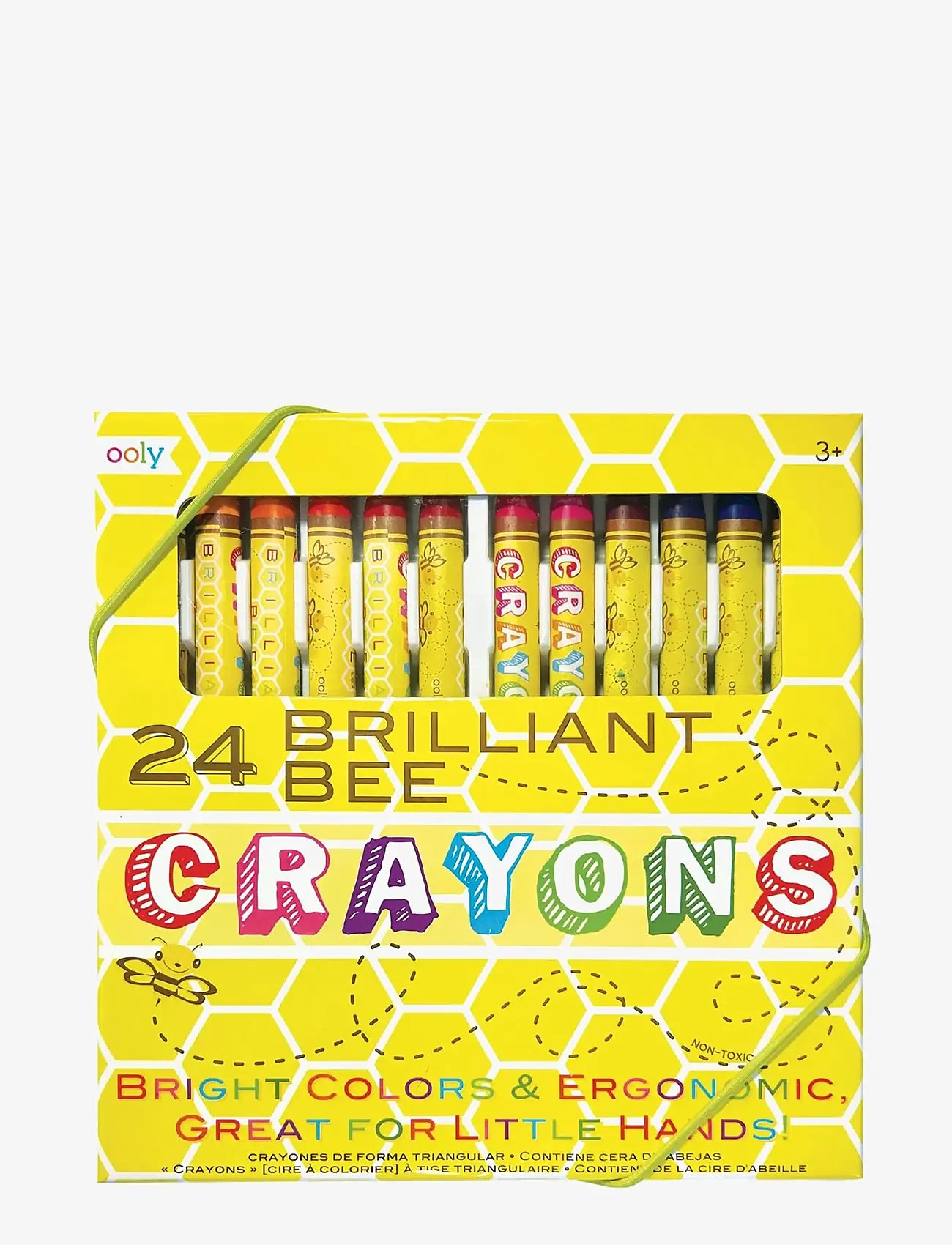 Ooly - Beeswax Crayons 24 pcs - Brilliant Bee - blyanter - multi - 1