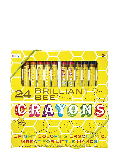 Ooly Beeswax Crayons 24 pcs - Brilliant Bee - Pliiatsid - MULTI / yellow