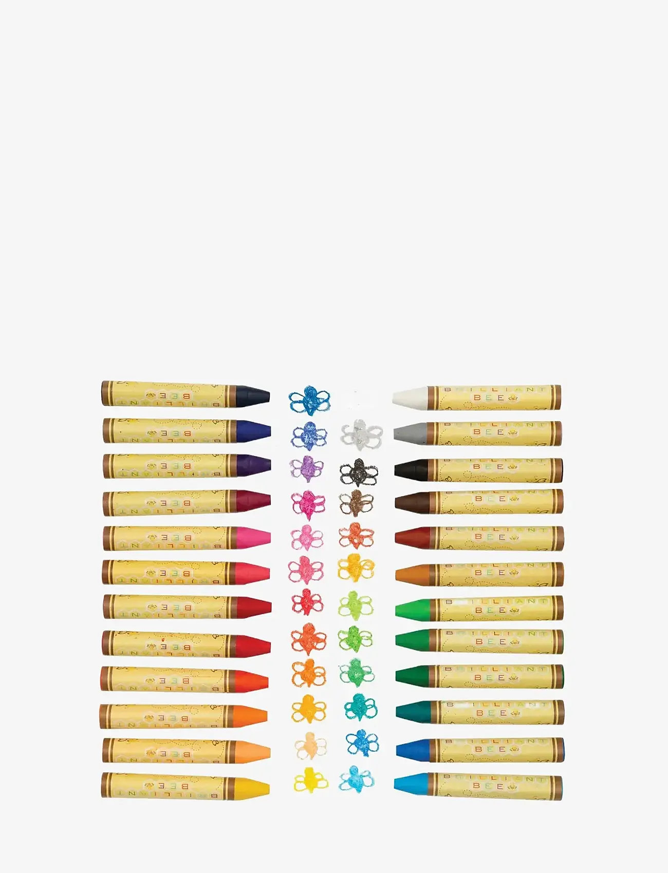 Ooly - Beeswax Crayons 24 pcs - Brilliant Bee - blyanter - multi - 2