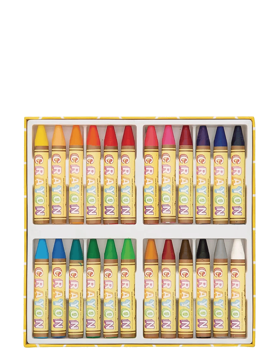 Ooly - Beeswax Crayons 24 pcs - Brilliant Bee - pennor - multi - 3