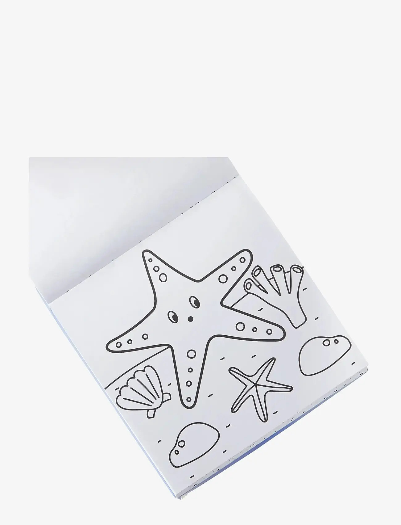 Ooly - Crayons and Colouring Book - Sea Life - Carry Along - värvimis- & käsitööraamatud - multi - 2