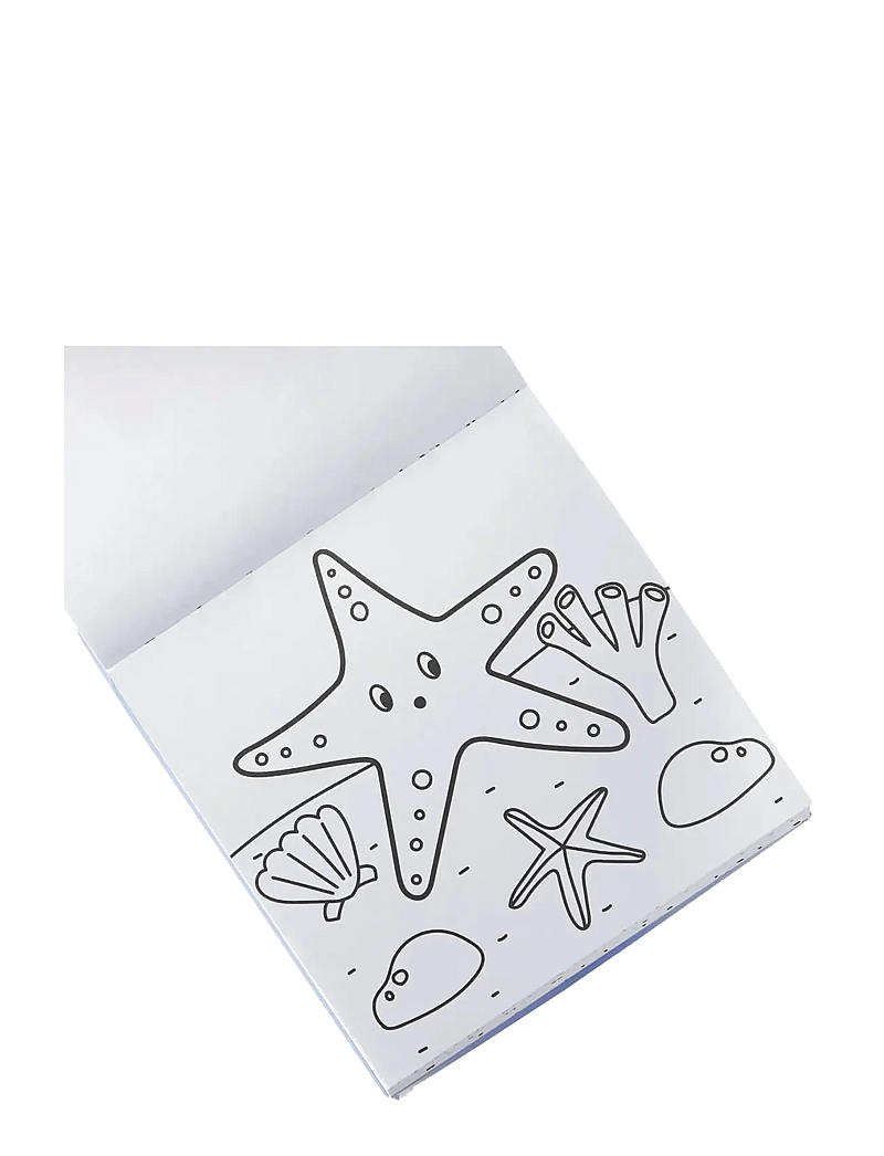 Ooly - Crayons and Colouring Book - Sea Life - Carry Along - värvimis- & käsitööraamatud - multi - 2