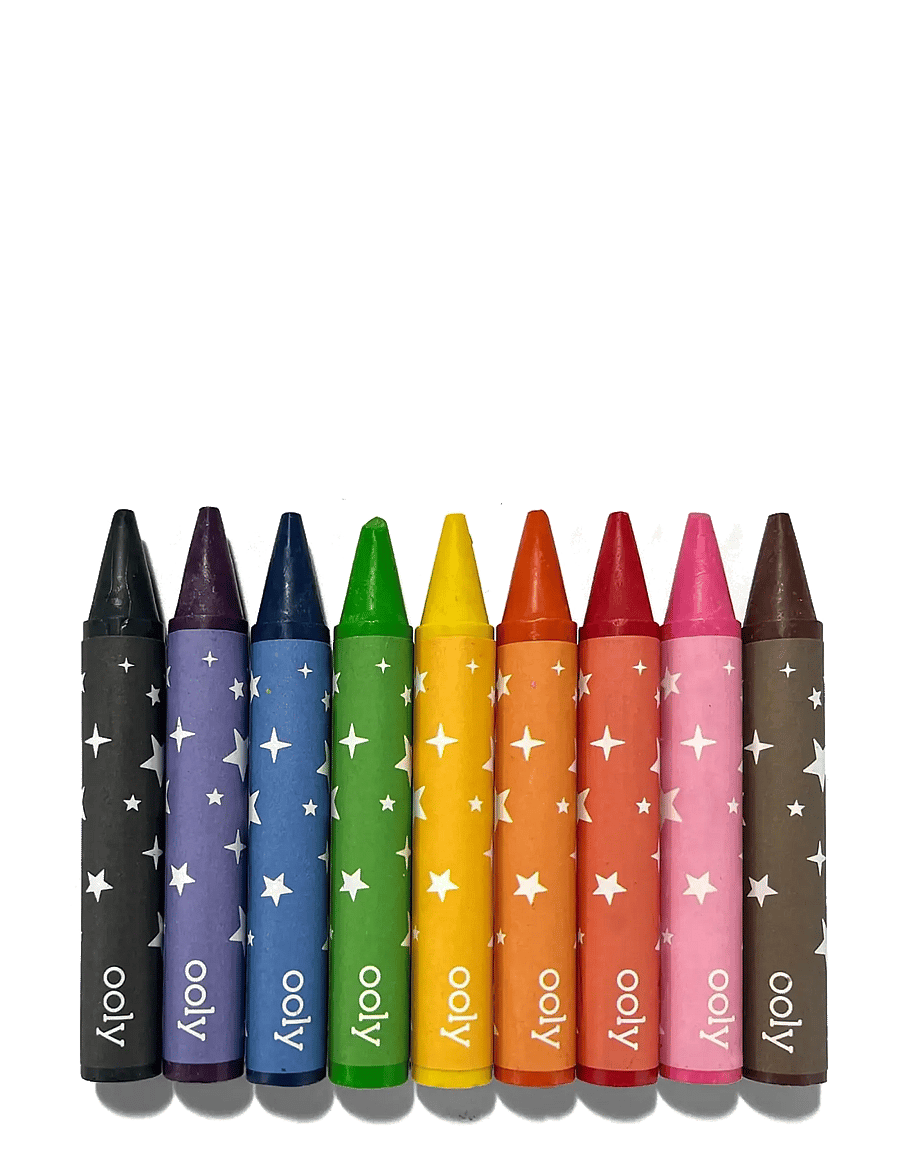 Ooly - Crayons and Colouring Book - Work Zone - Carry Along - värvimis- & käsitööraamatud - multi - 2