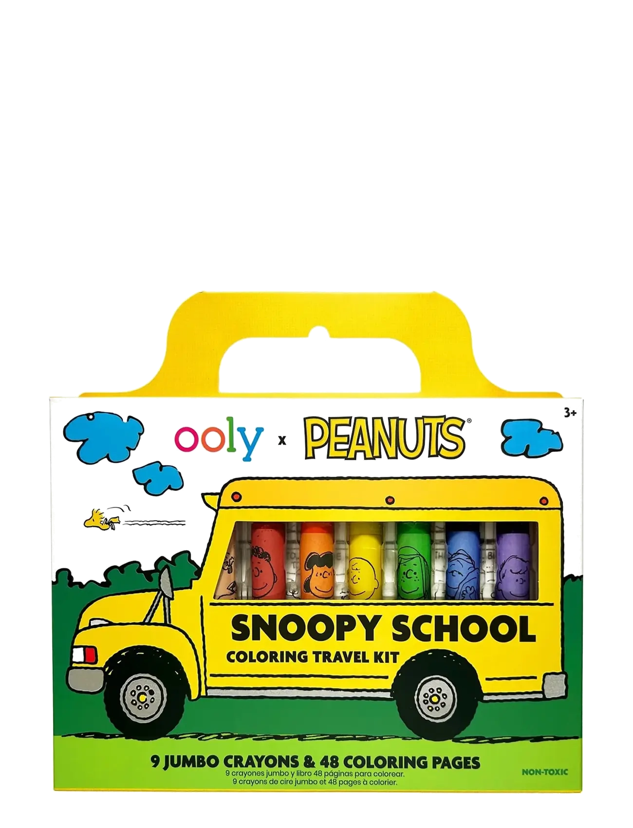 Ooly Jumbo Crayons and Colouring Book - Peanuts - Ooly - MULTI / yellow
