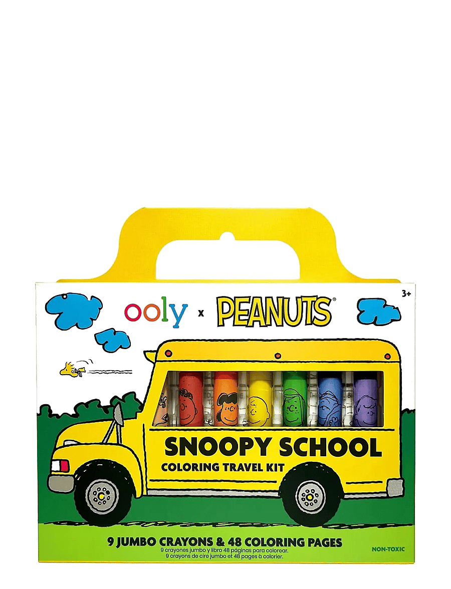 Ooly - Jumbo Crayons and Colouring Book - Peanuts - mal- & bastelbücher - multi - 1