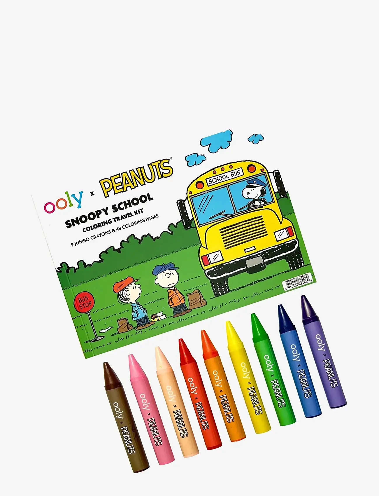 Ooly - Jumbo Crayons and Colouring Book - Peanuts - male- & kreabøger - multi - 2