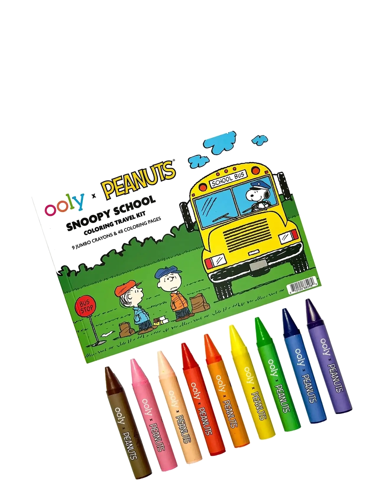 Ooly - Jumbo Crayons and Colouring Book - Peanuts - mal- & bastelbücher - multi - 2