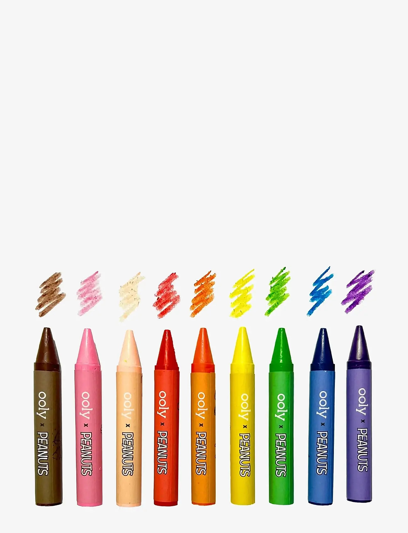 Ooly - Jumbo Crayons and Colouring Book - Peanuts - male- & kreabøger - multi - 3