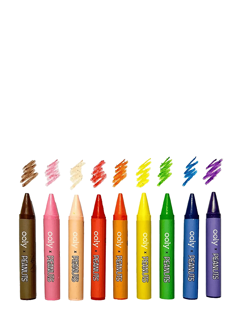 Ooly - Jumbo Crayons and Colouring Book - Peanuts - värvimis- & käsitööraamatud - multi - 3