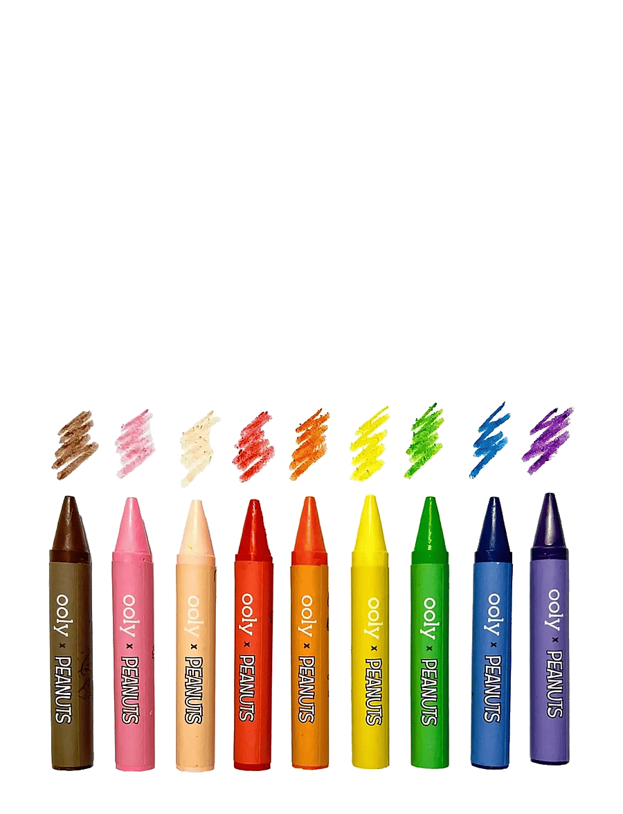 Ooly - Jumbo Crayons and Colouring Book - Peanuts - mal- & bastelbücher - multi - 3