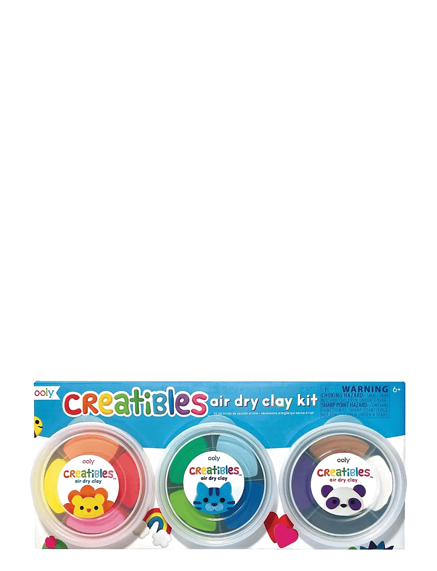 Ooly - Air Dry Clay - Deluxe Kit 12 colours - Creatibles - mängutainas - multi - 1