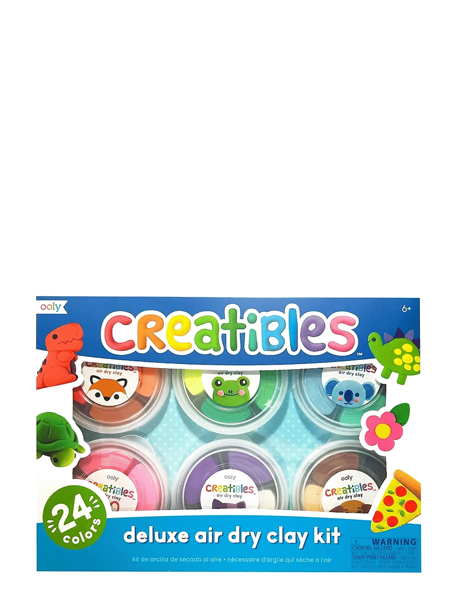 Ooly - Air Dry Clay - Deluxe Kit 24 colours - Creatibles - mängutainas - multi - 1