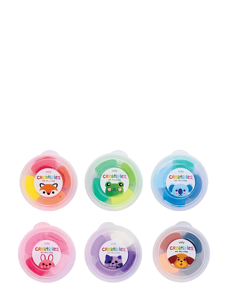 Ooly - Air Dry Clay - Deluxe Kit 24 colours - Creatibles - mängutainas - multi - 2