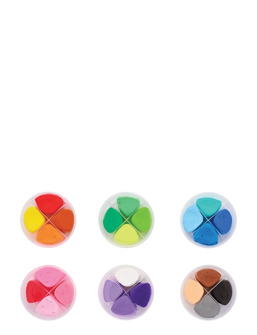 Ooly - Air Dry Clay - Deluxe Kit 24 colours - Creatibles - mängutainas - multi - 3