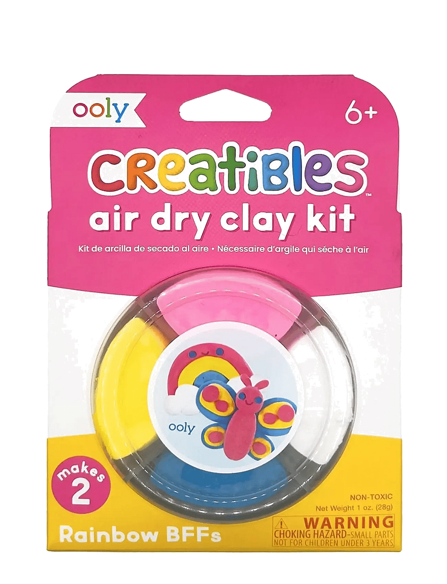 Ooly - Air Dry Clay - Rainbow BFFs 4 colours - Creatibles - värvimis- & käsitööraamatud - multi - 1