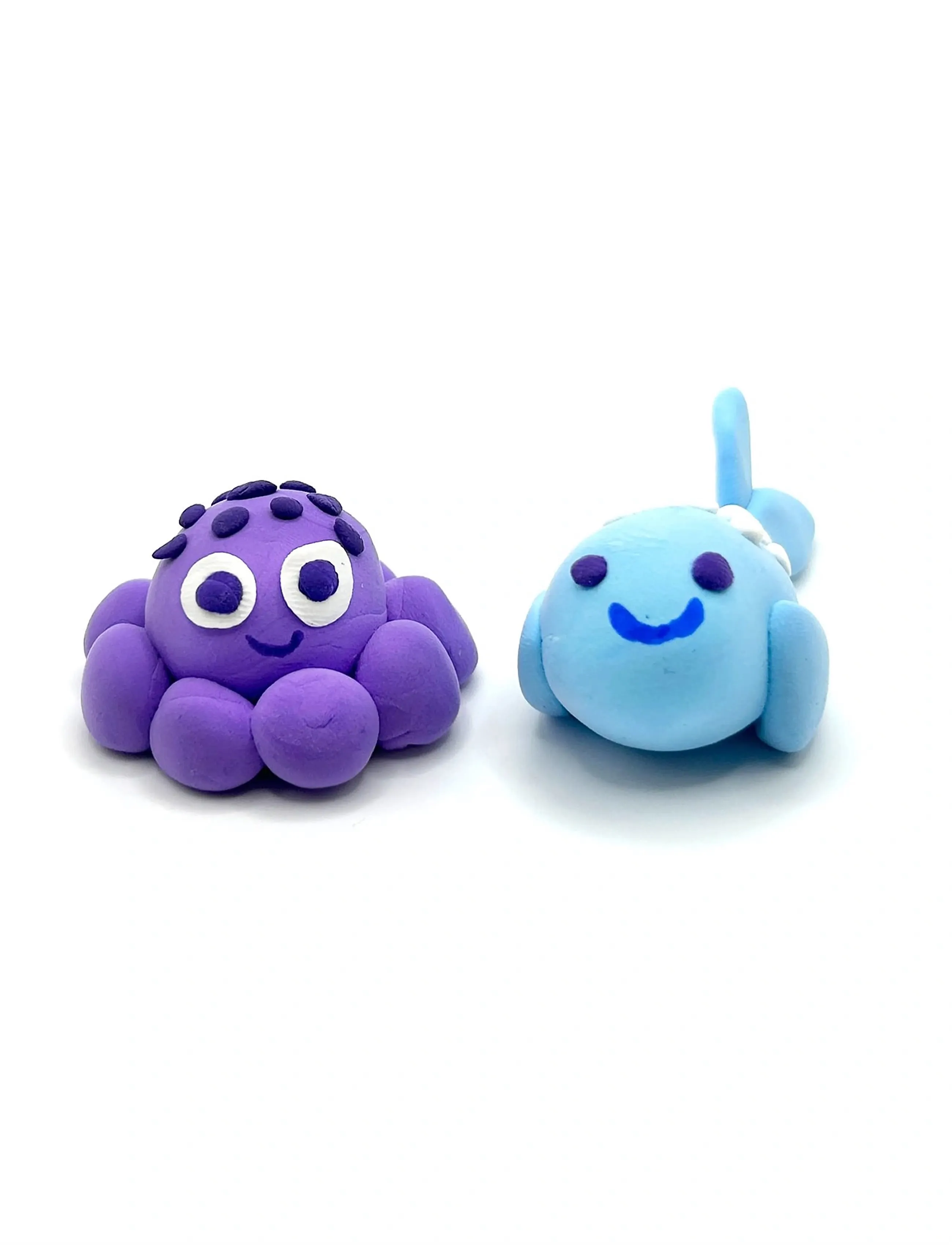 Ooly Air Dry Clay Ocean Bffs 4 Colours Creatibles, One Size, Craft, Mehrfarbig/gemustert - Play Dough, Kinder