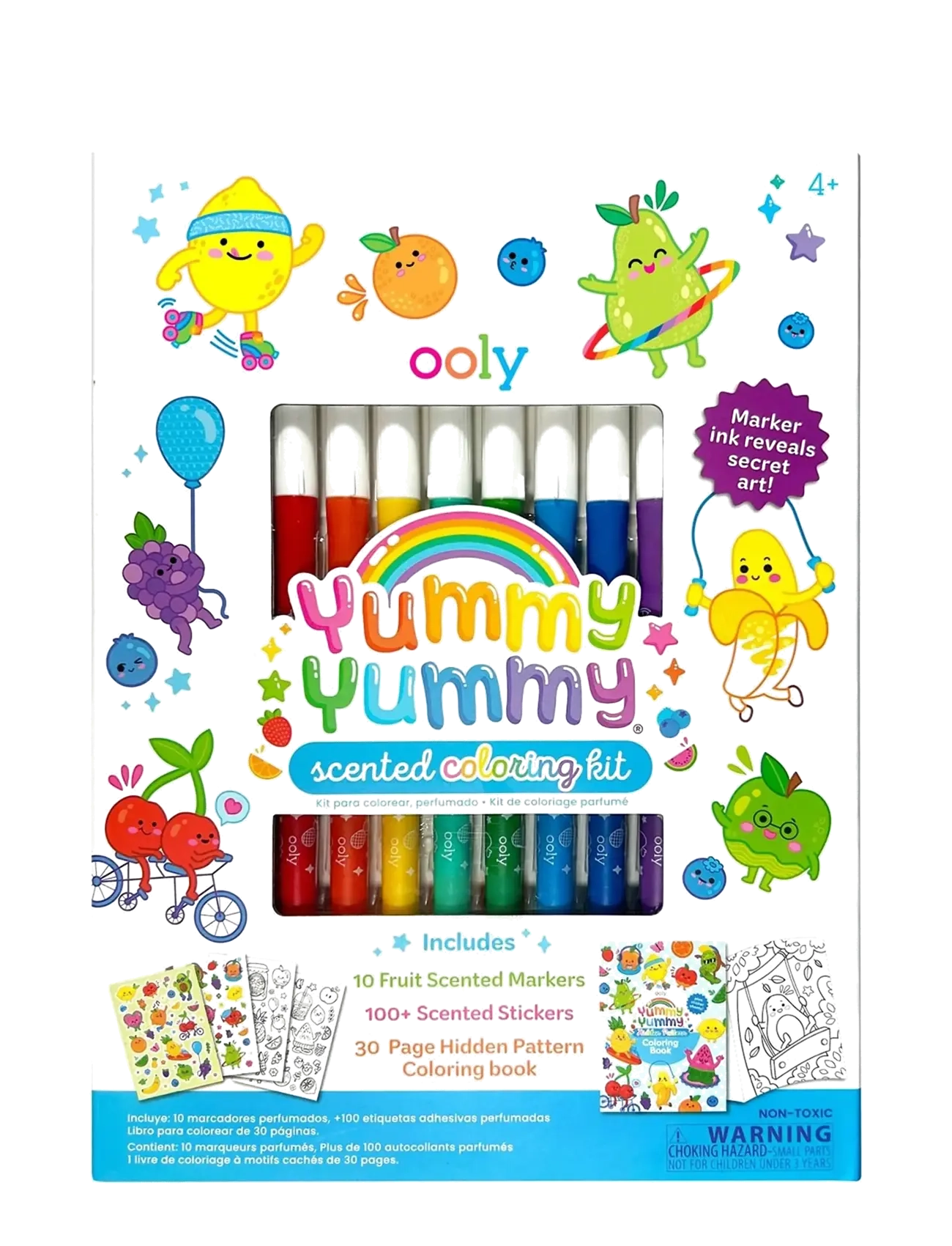 Ooly Scented Markers and Colouring Book - Yummy Yummy - Ooly - MULTI / multi