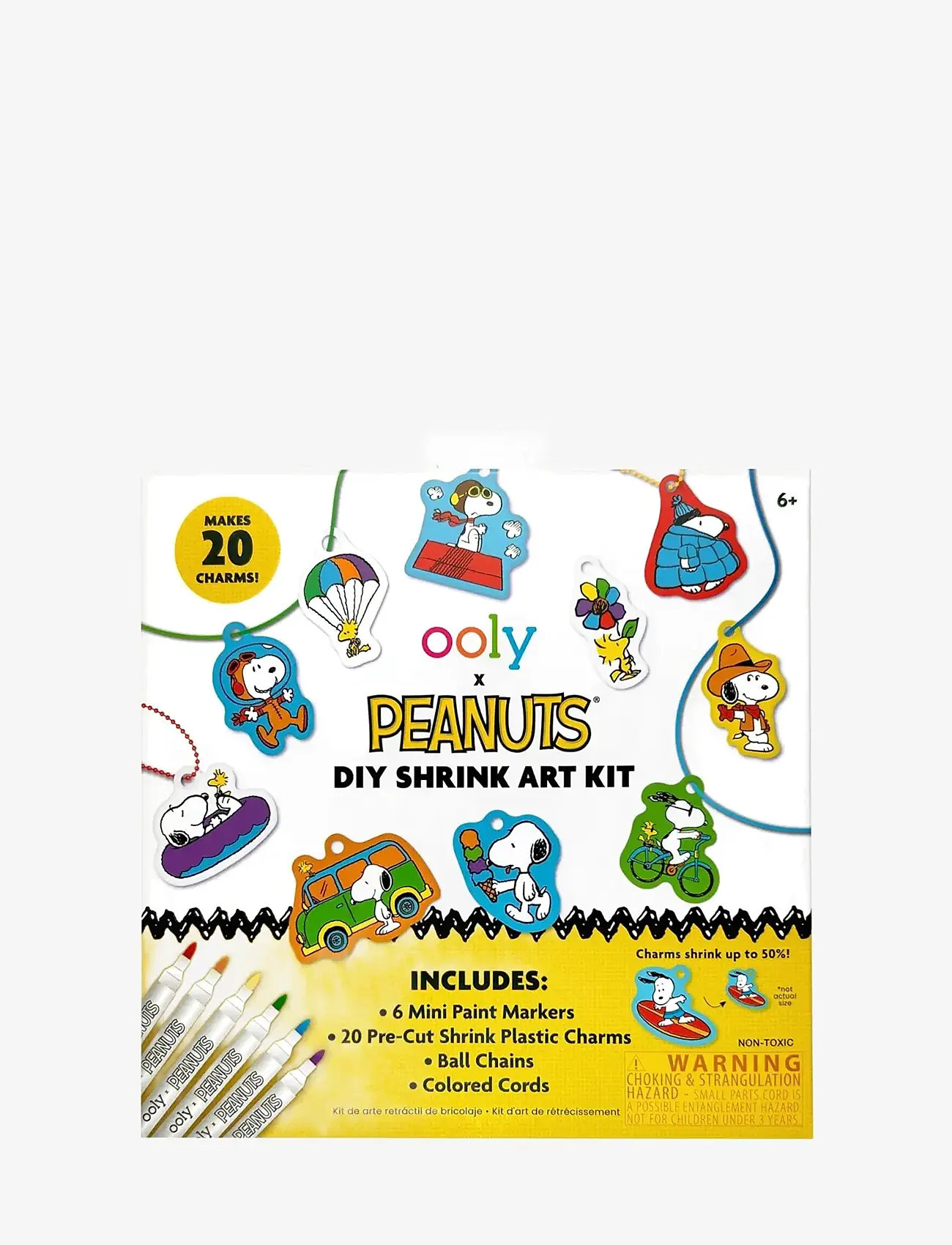 Ooly - Shrink Art Kit - Peanuts - käsitöökomplekt - multi - 1
