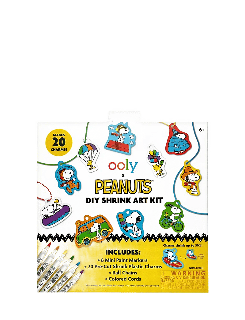 Ooly - Shrink Art Kit - Peanuts - käsitöökomplekt - multi - 1