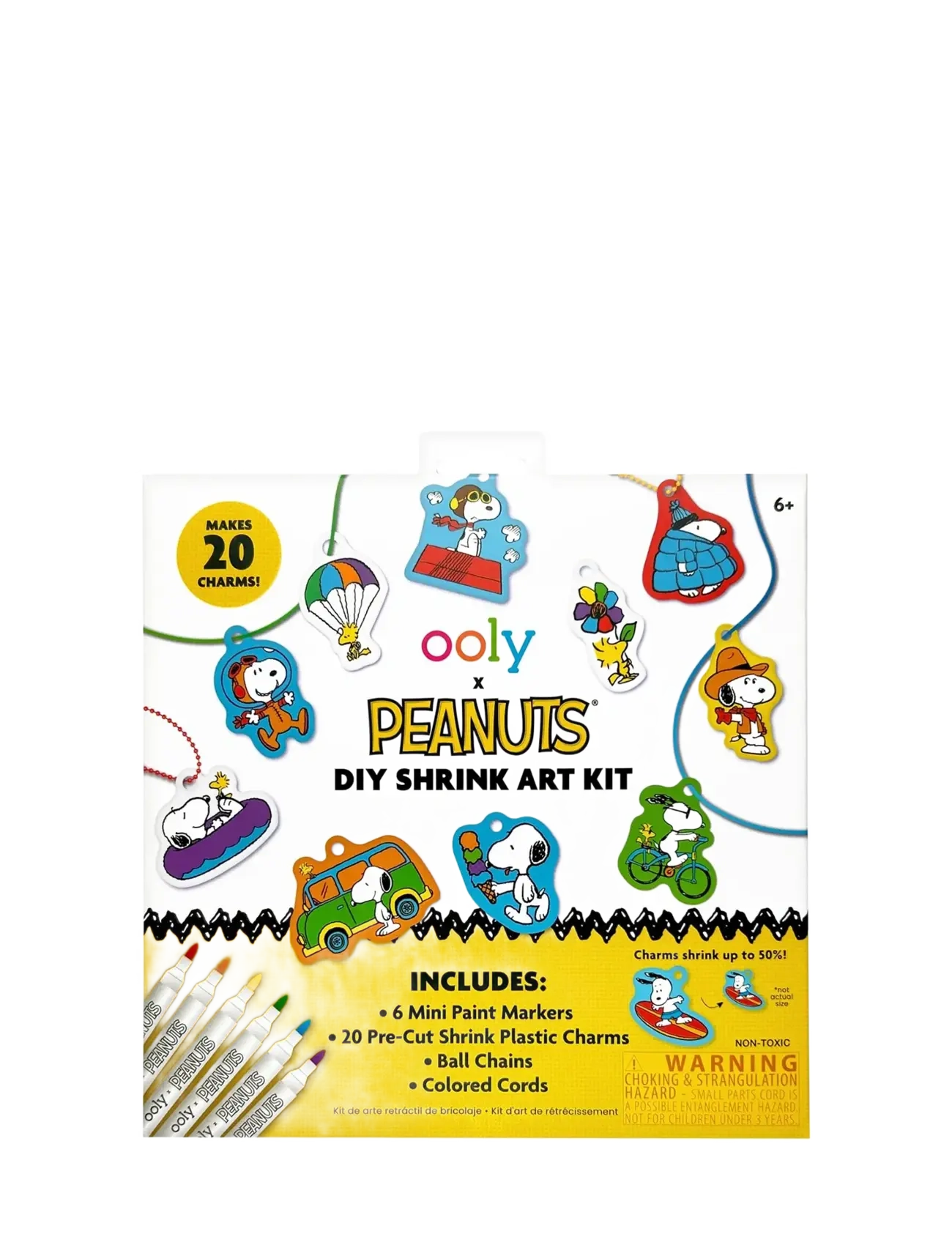 Ooly Shrink Art Kit - Peanuts - Ooly - MULTI / multi