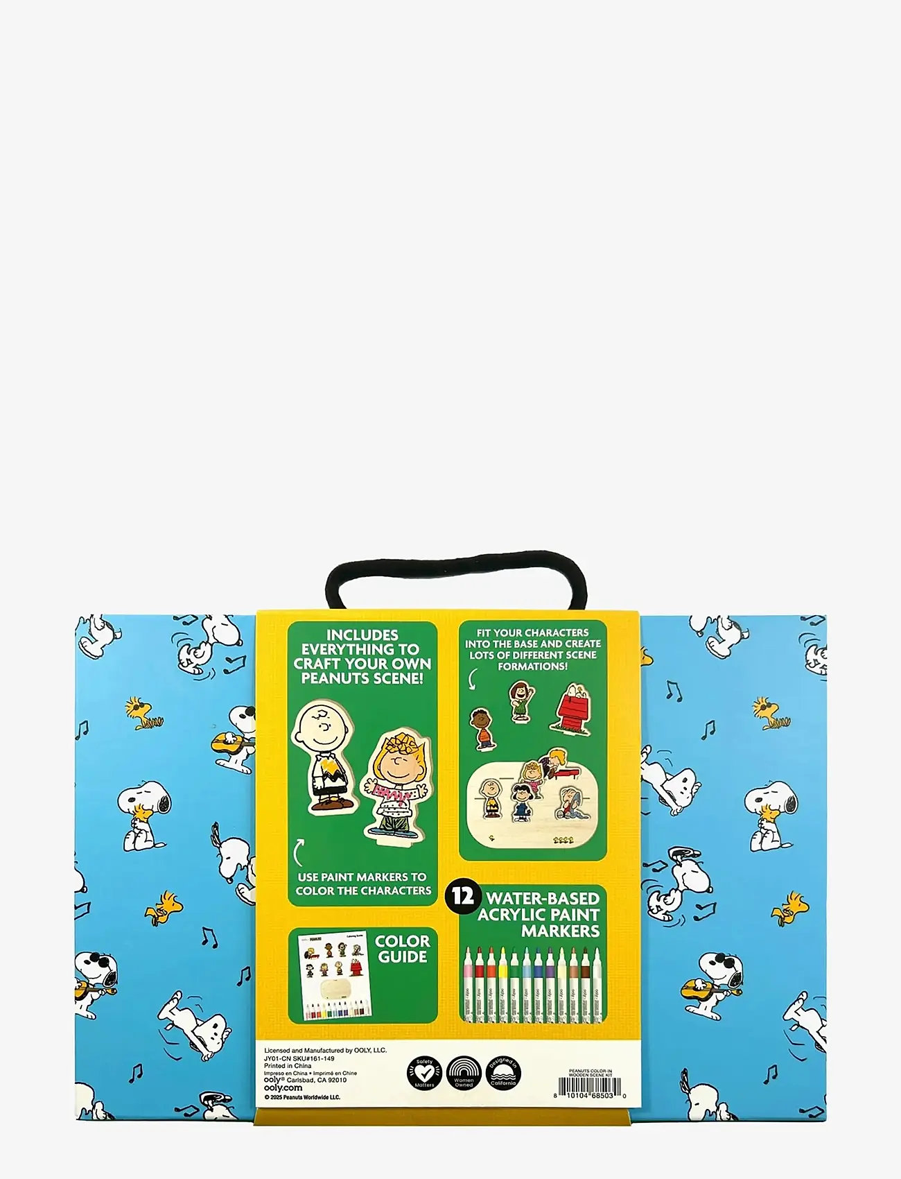Ooly - Painting Kit 3D Comic Scene - Peanuts - kreasæt - multi - 2
