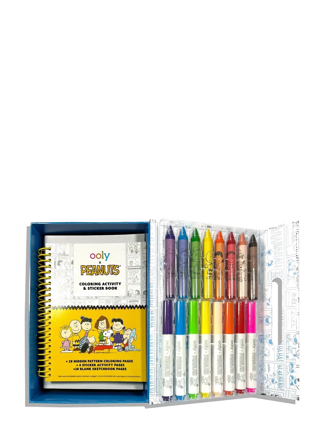 Ooly - Art Tool Case - Peanuts - kreasæt - multi - 2