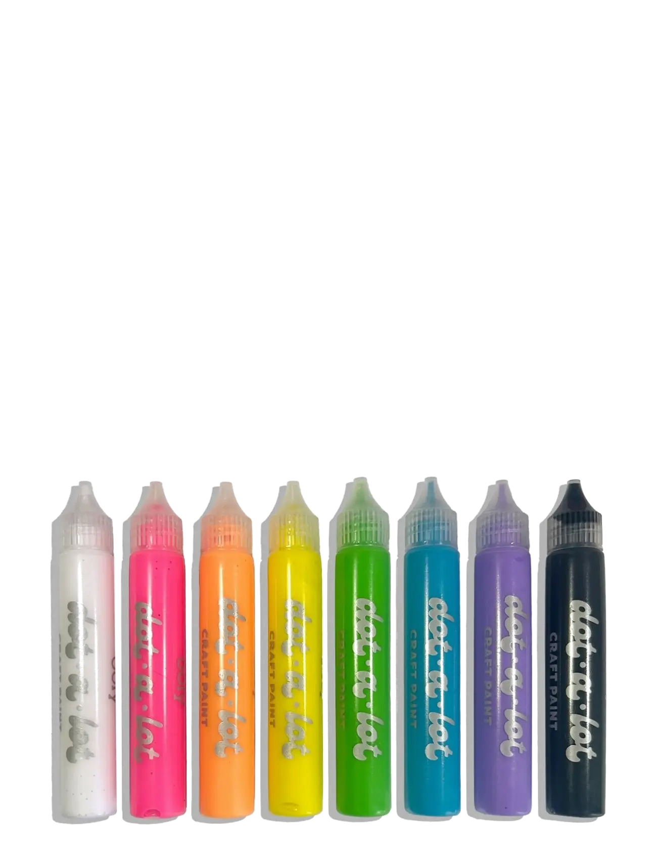 Ooly - 3D Effect Craft Paint 8 pcs - Dot-a-Lot Bright - maling - multi - 2