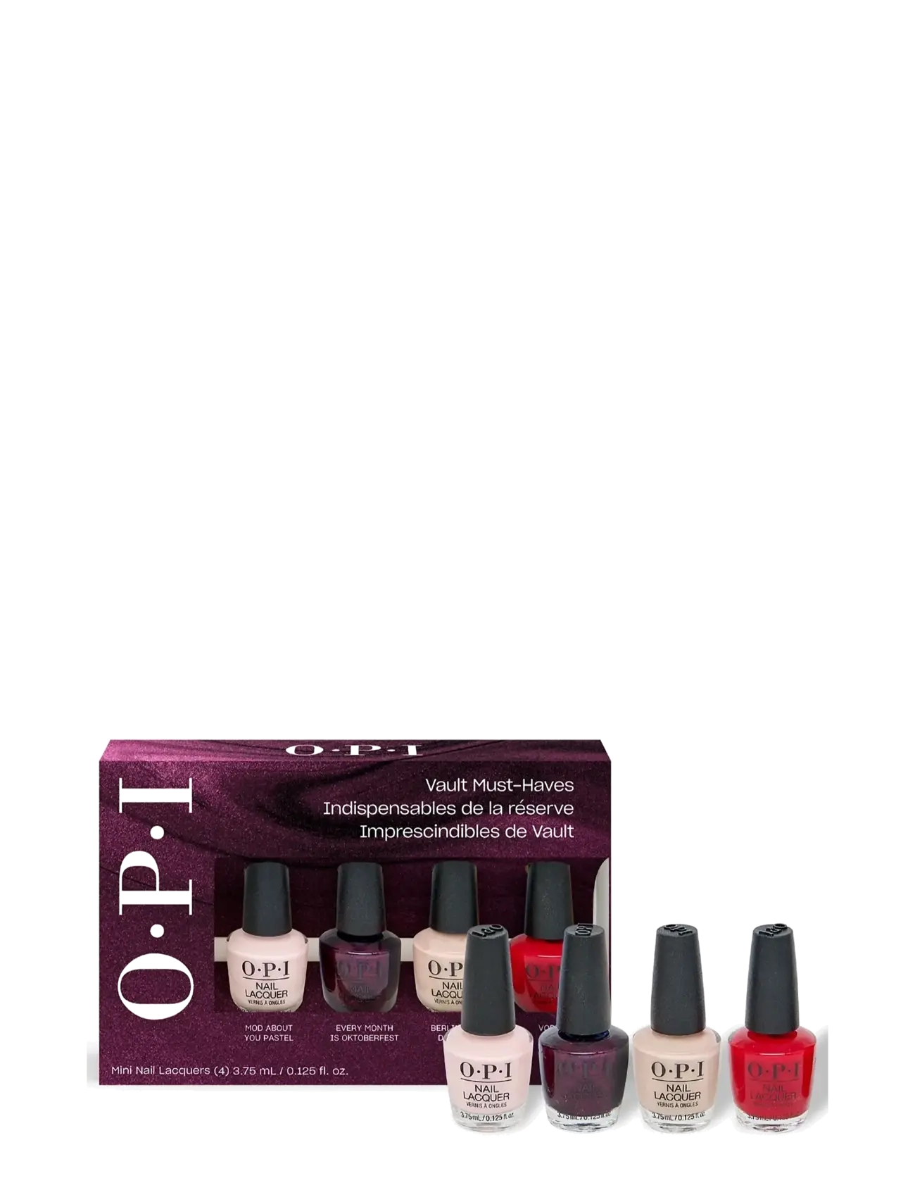 OPI OPI Nail Lacquer Mini Pack - OPI's Most Requested 4 x 3.75 ml - Makeup - NO COLOR / undefined