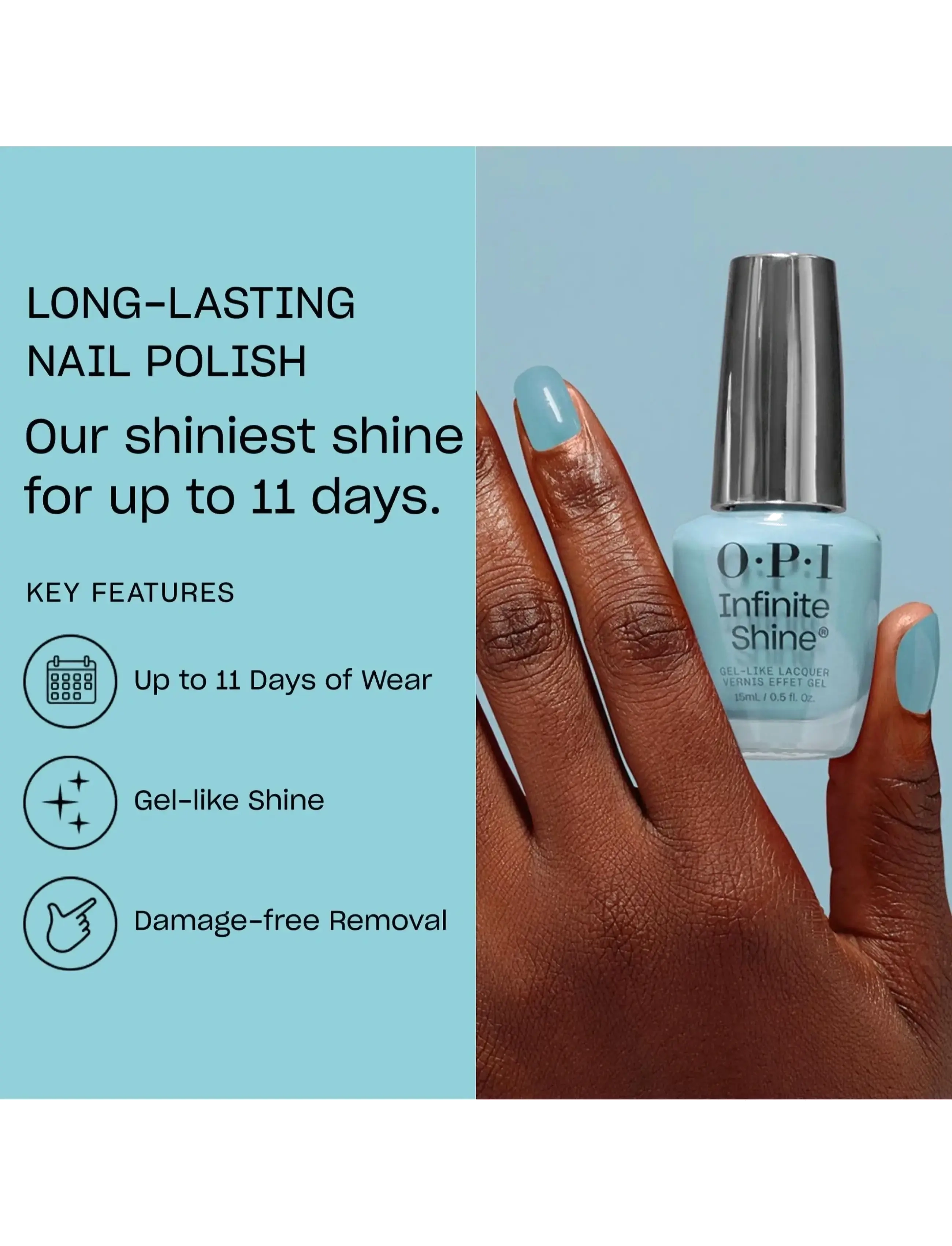 OPI - OPI Infinite Shine - makeup - last from the past - 2