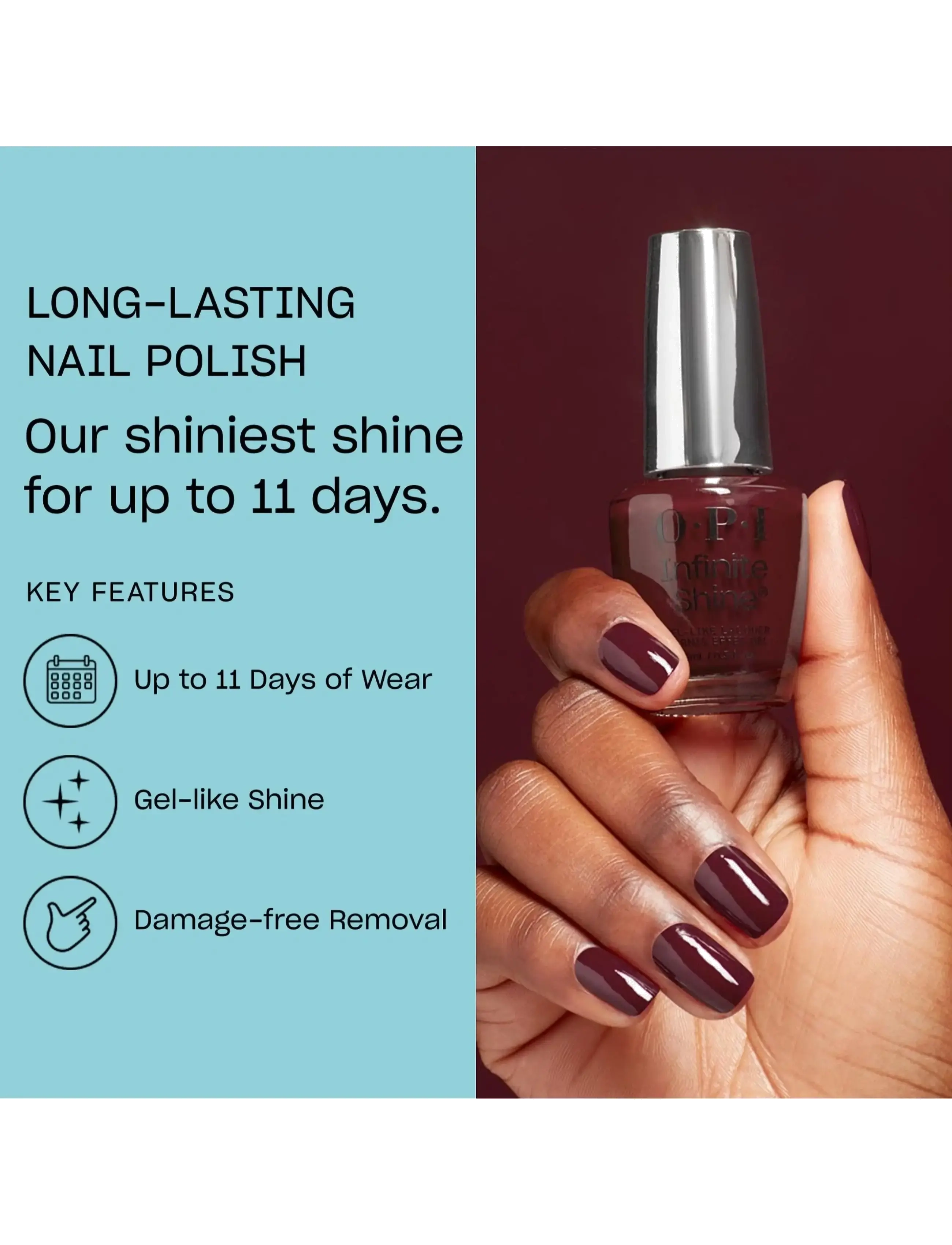 OPI - OPI Infinite Shine Raisin' the Bar 15ml - makeup - raisin' the bar - 3