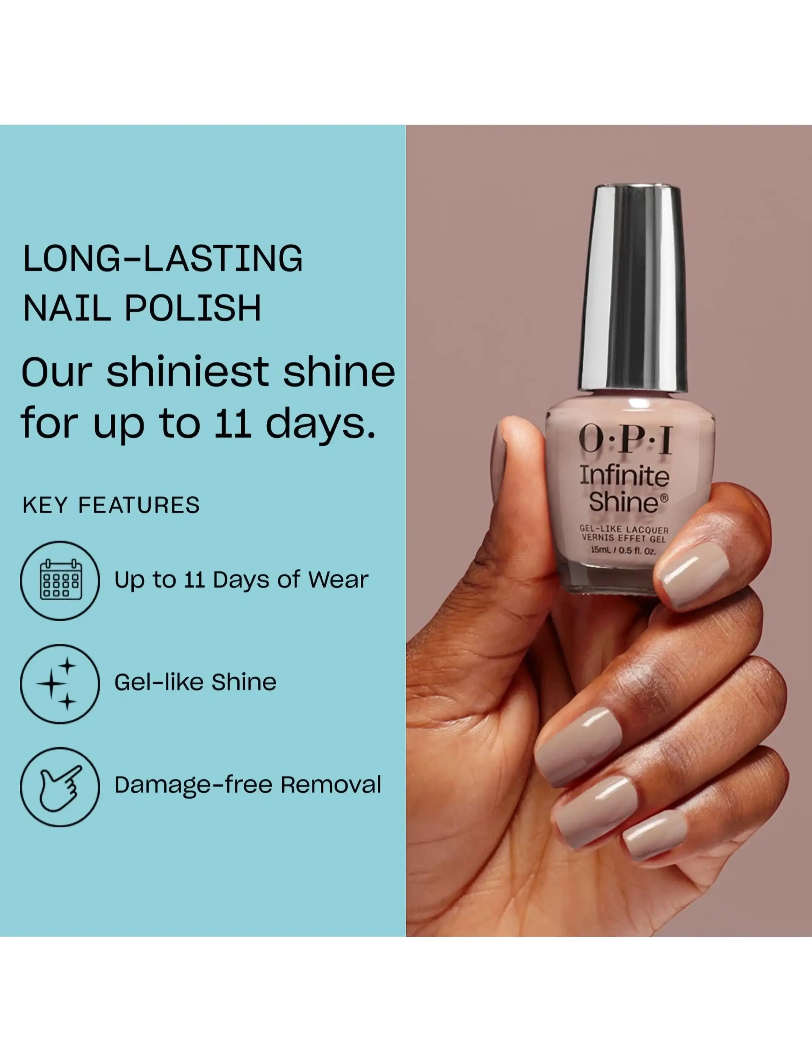 OPI - OPI Infinite Shine It Never Ends 15ml - festtøj til outletpriser - it never ends - 3