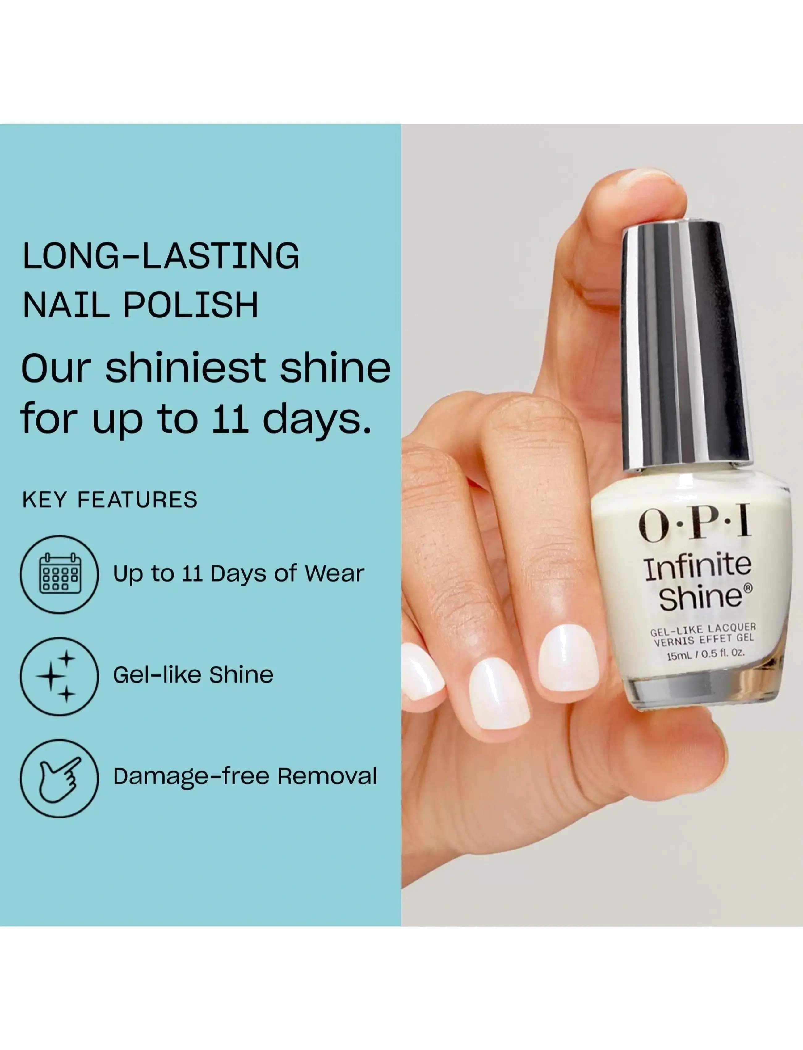 OPI - OPI Infinite Shine - makeup - shimmer takes all - 2