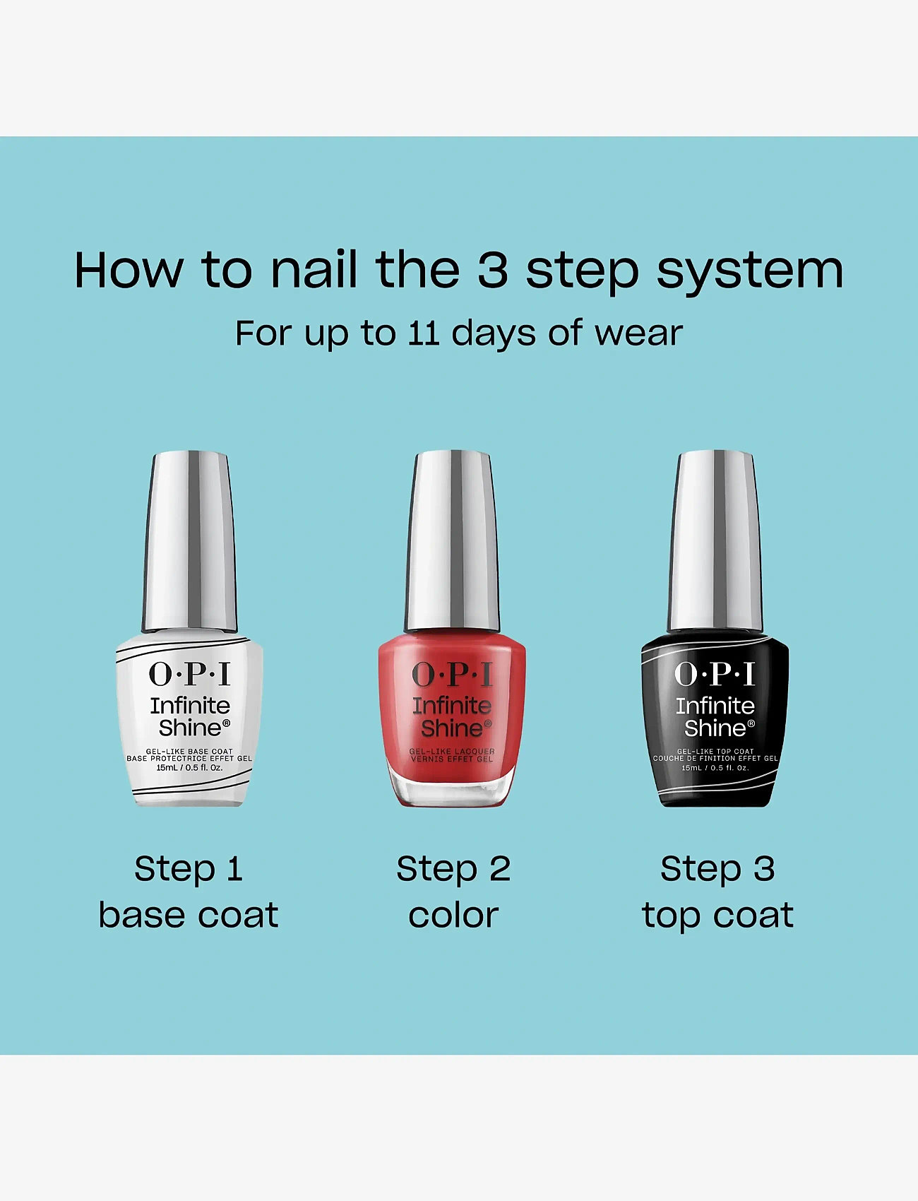 OPI - OPI Infinite Shine Top Coat 15ml - makeup - top coat - 3