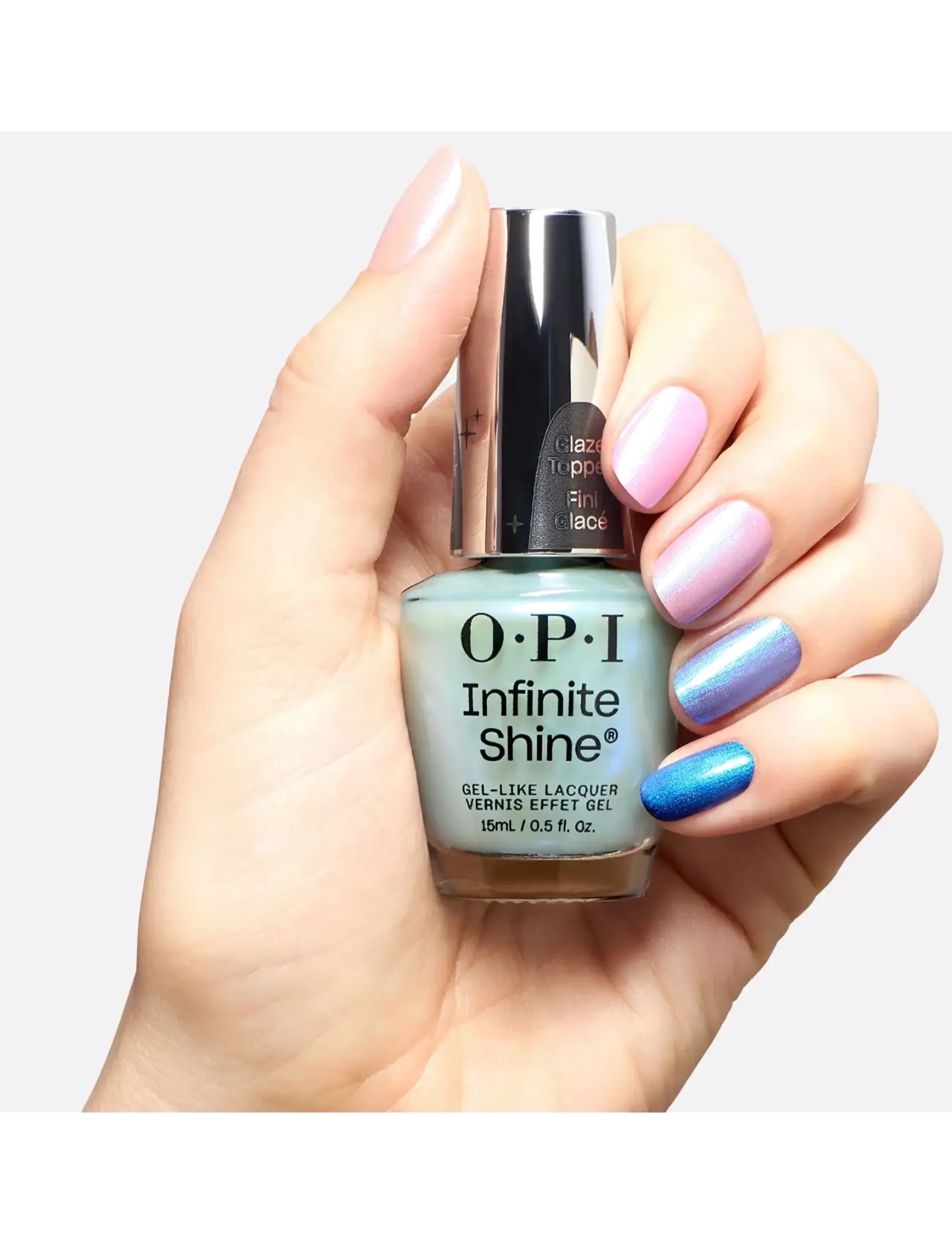 OPI - OPI Infinite Shine Glaze Toppers Moon Gleam 15ml - makeup - moon gleam - 2