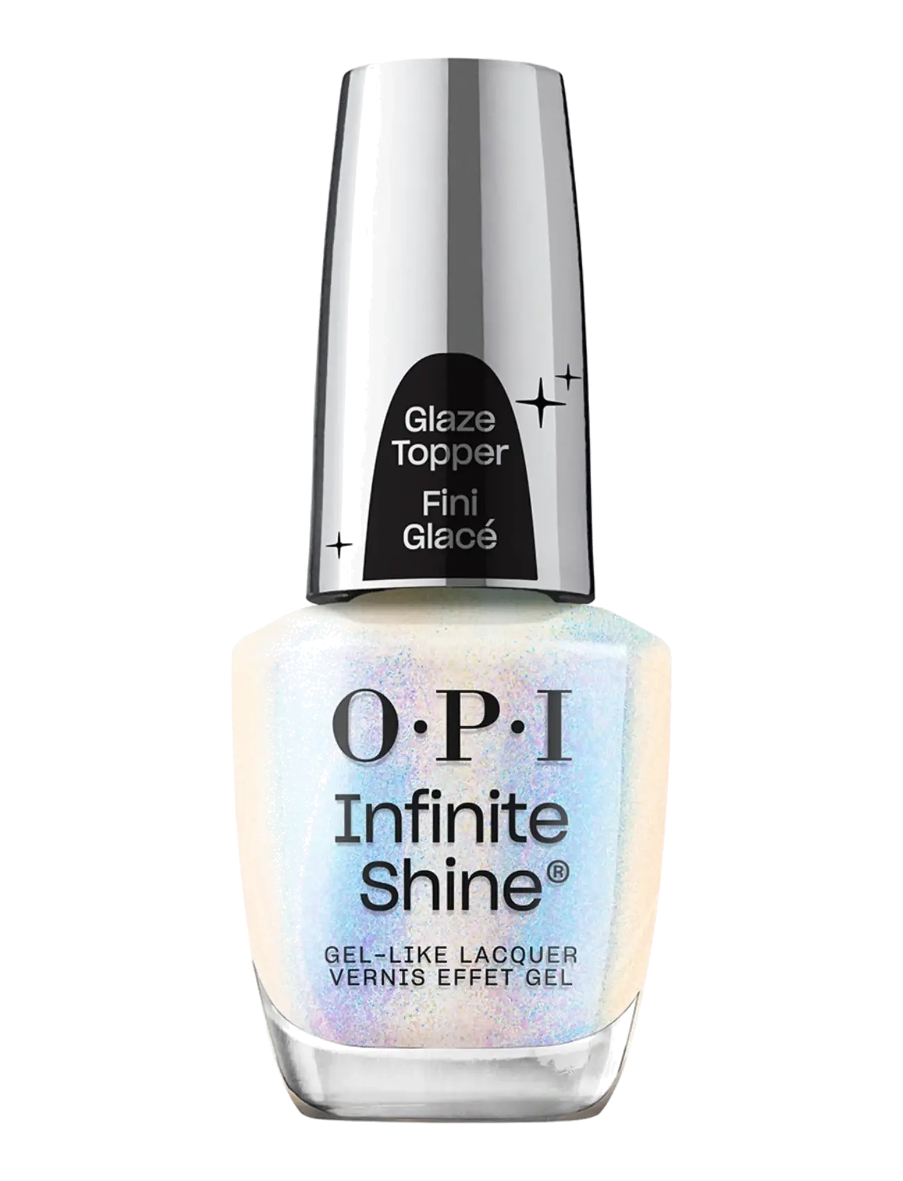 OPI Opi Infinite Shine Glaze Toppers Holo And Behold 15ml, 15 ml, Silver, Negle > Neglelak, Dame