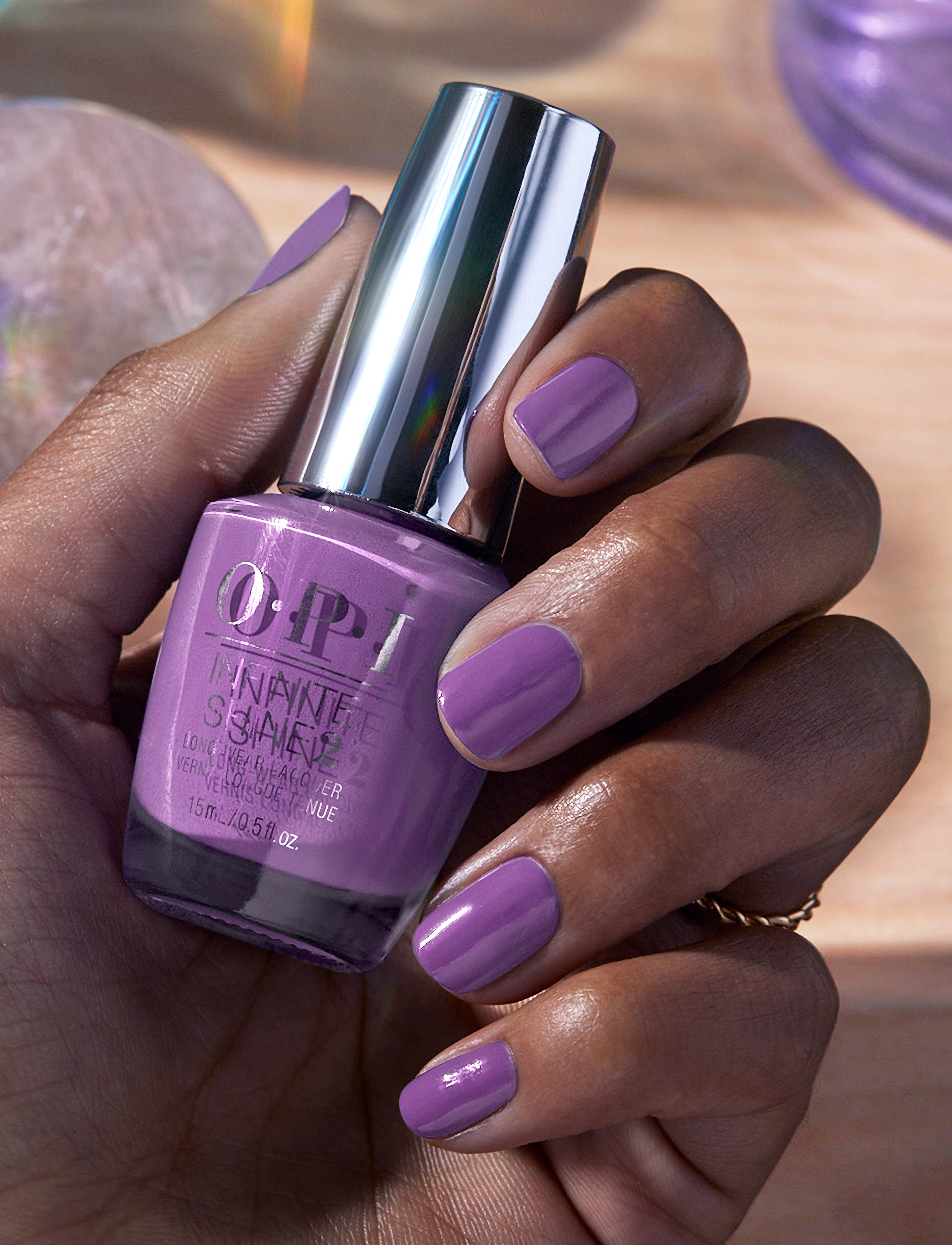OPI - Infinite Shine Medi-Take It All In - makeup - purple - 5