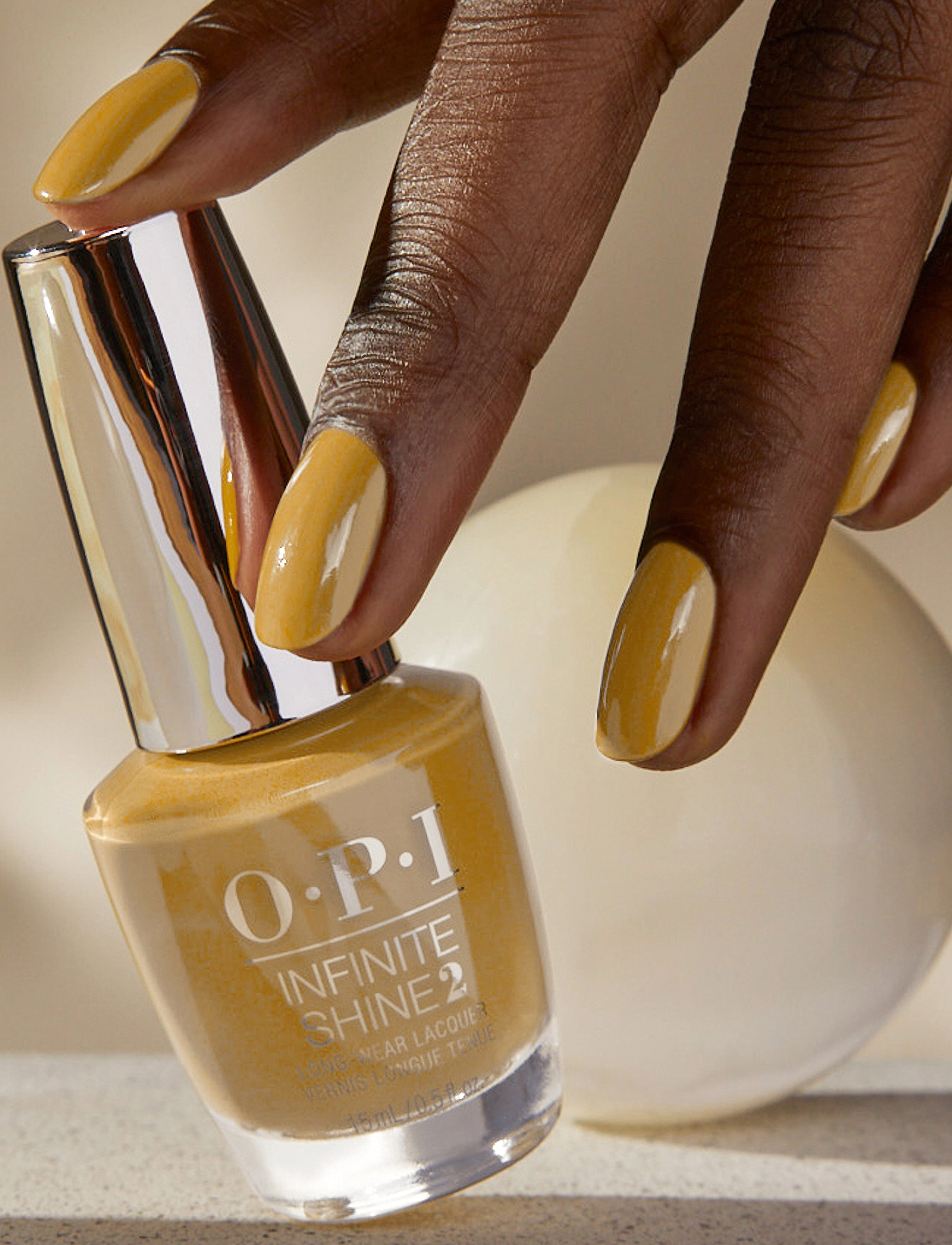 OPI - Infinite Shine Ochre The Moon - smink - yellow - 5