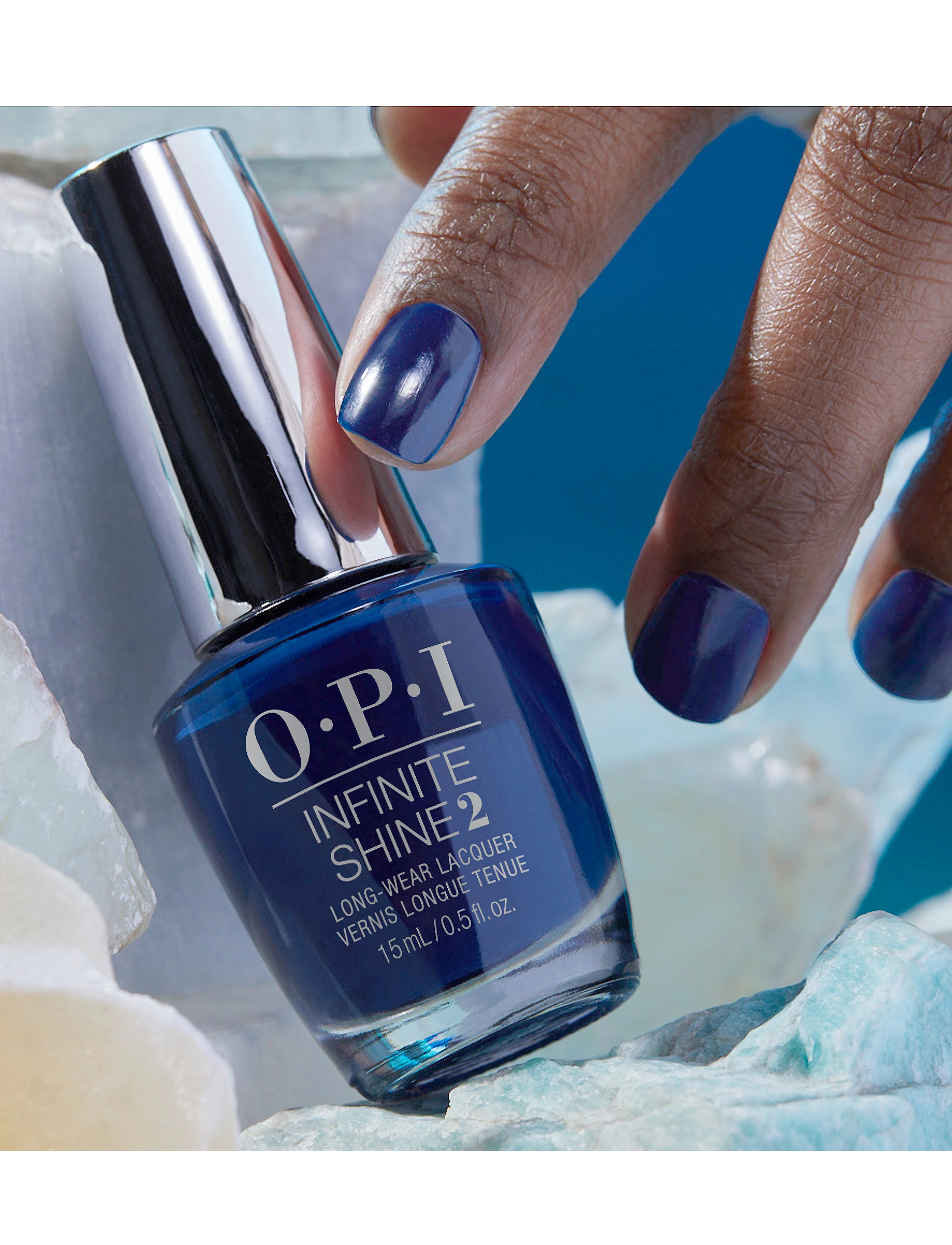 OPI - Infinite Shine Midnight Mantra - makeup - navy - 5
