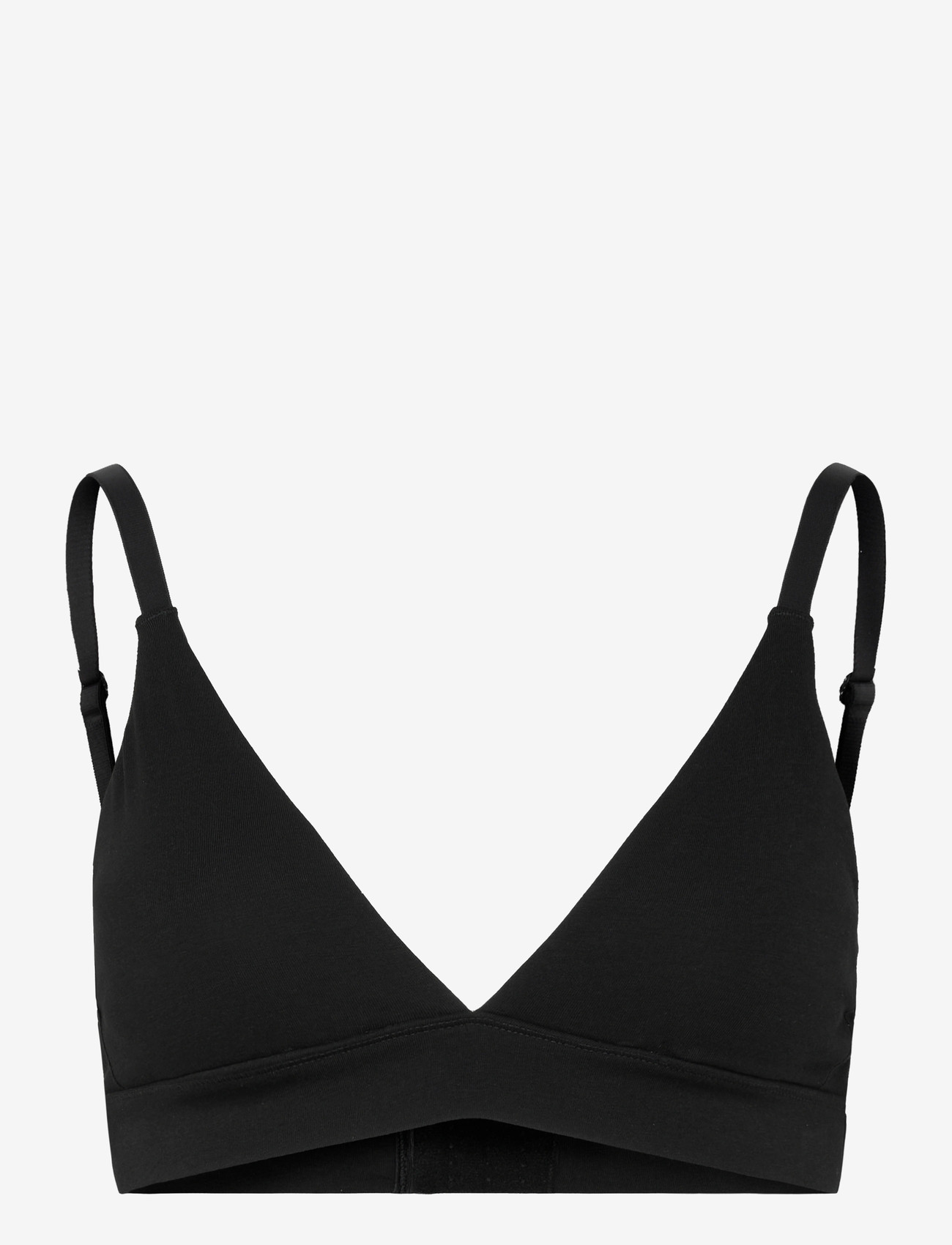 Organic Basics - Core Triangle Bra - bralette - black - 0