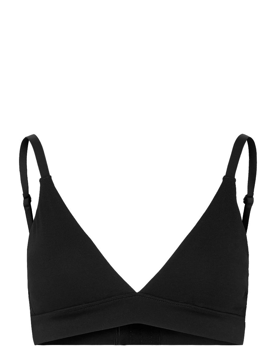 Organic Basics - Core Triangle Bra - rinnahoidja - black - 0